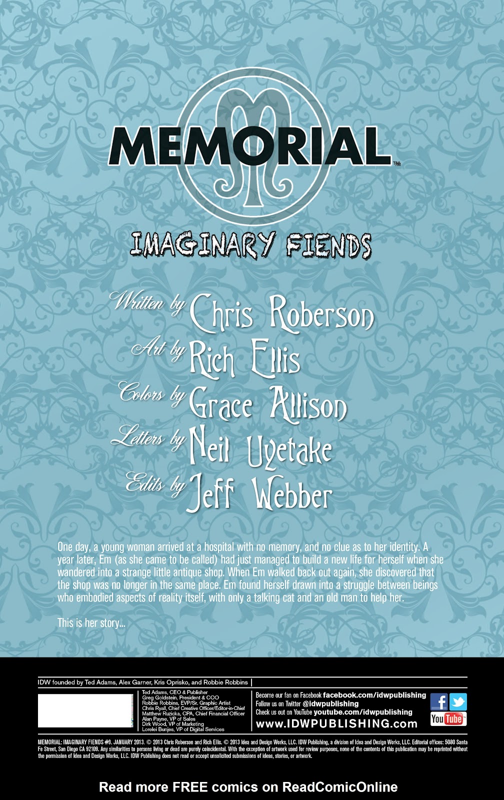 Memorial: Imaginary Fiends issue 9 - Page 2