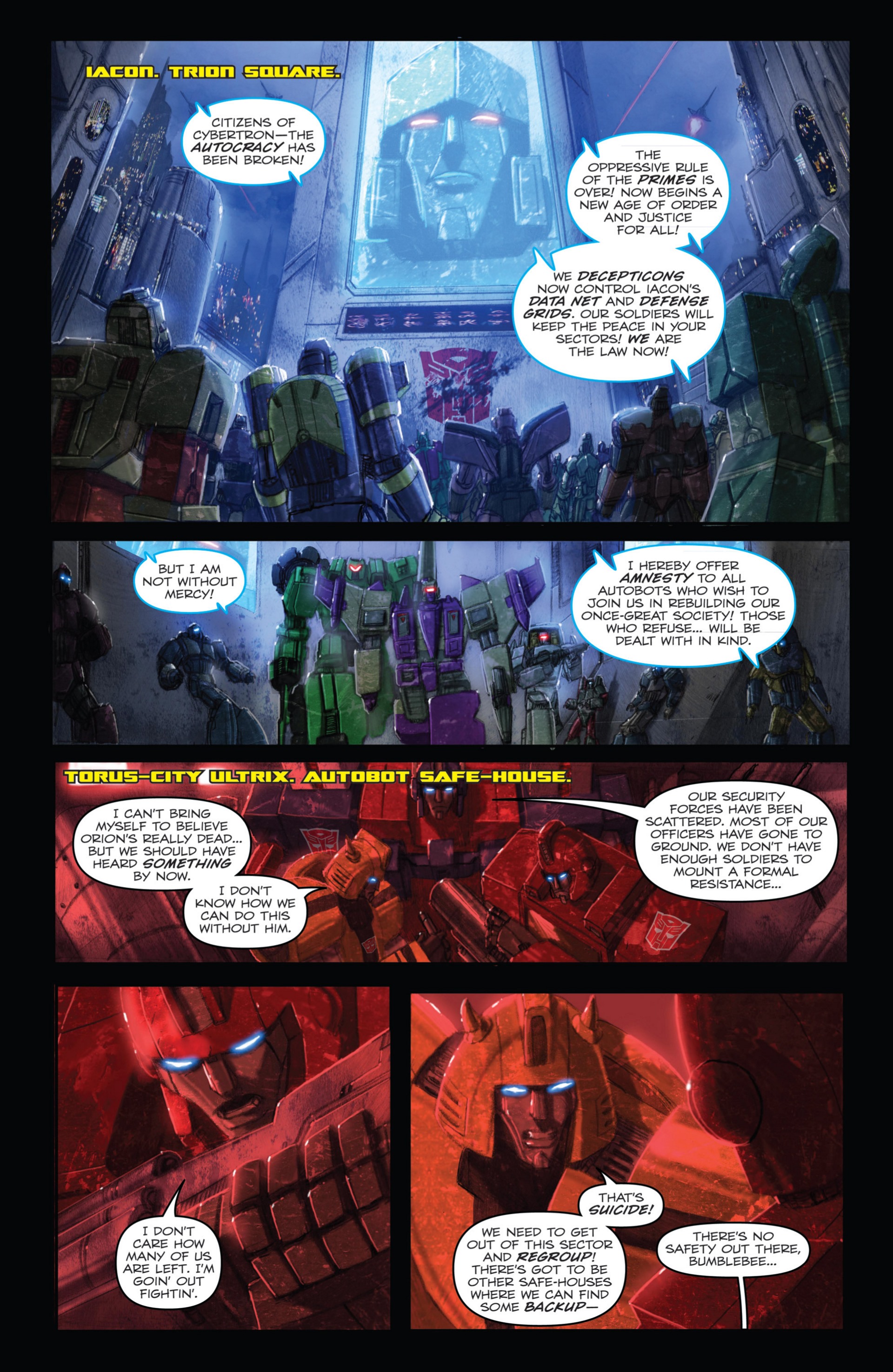 Read online Transformers: Autocracy comic -  Issue # Full - 80