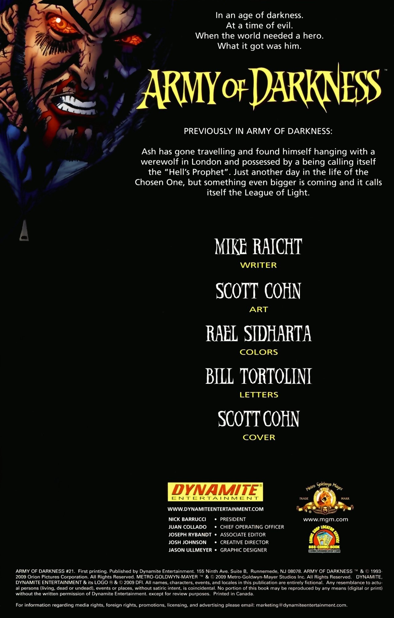 Read online Army of Darkness (2009) comic -  Issue #21 - 2