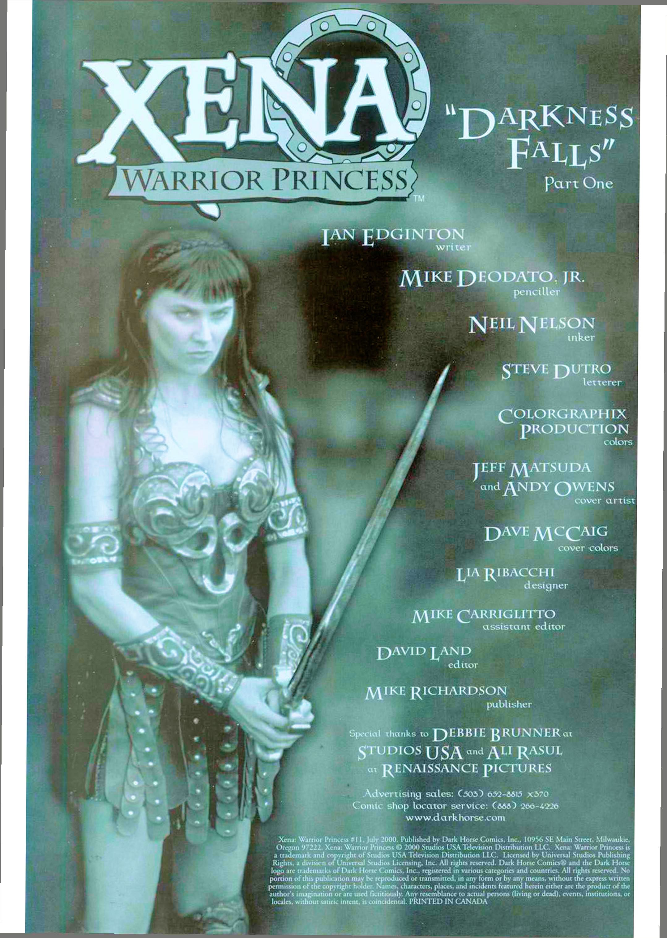 Read online Xena: Warrior Princess (1999) comic -  Issue #11 - 3