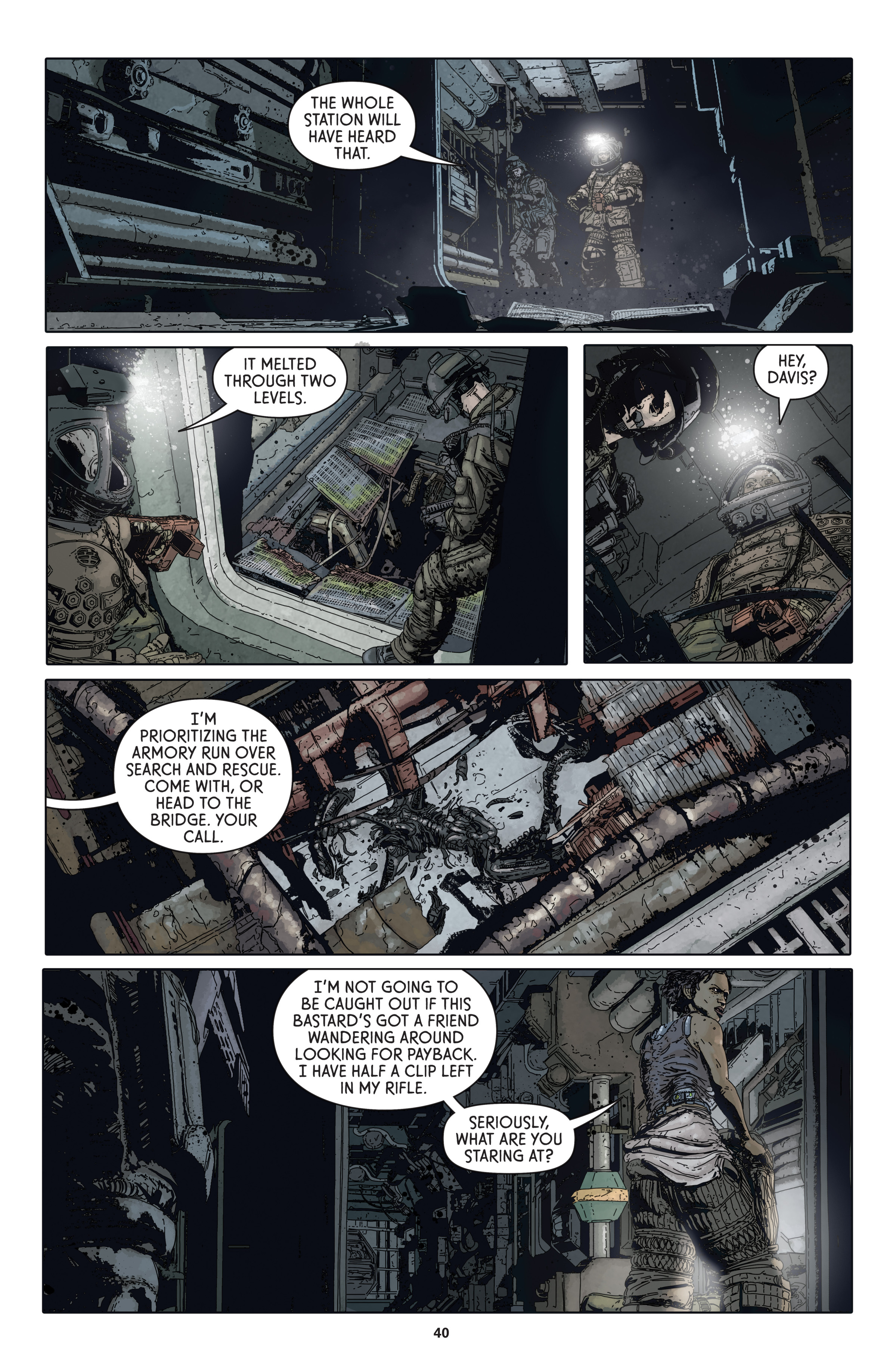 Read online Aliens: Defiance Library Edition comic -  Issue # TPB (Part 1) - 40