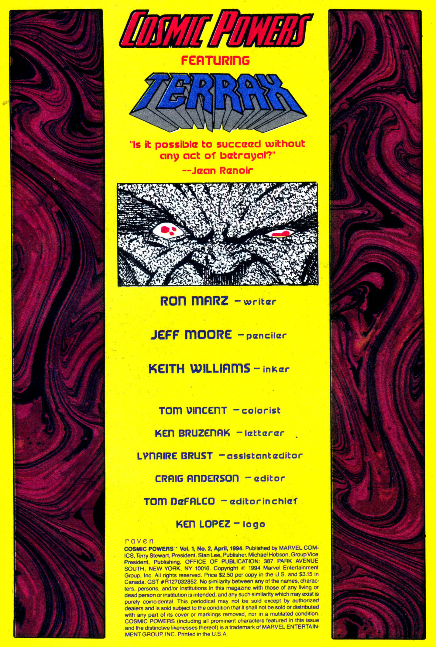 Read online Cosmic Powers comic -  Issue #2 - 2