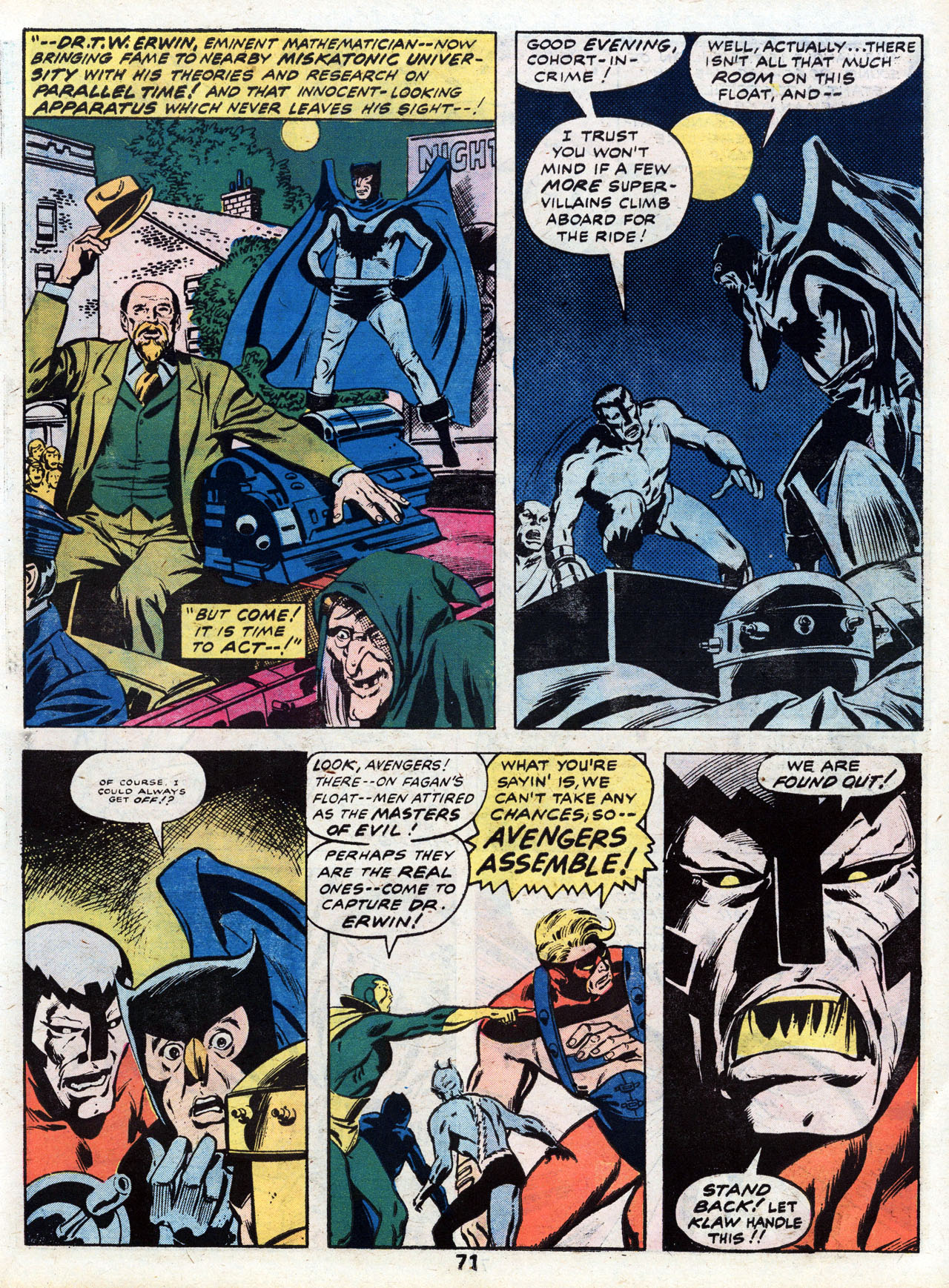 Read online Marvel Treasury Edition comic -  Issue #7 - 70