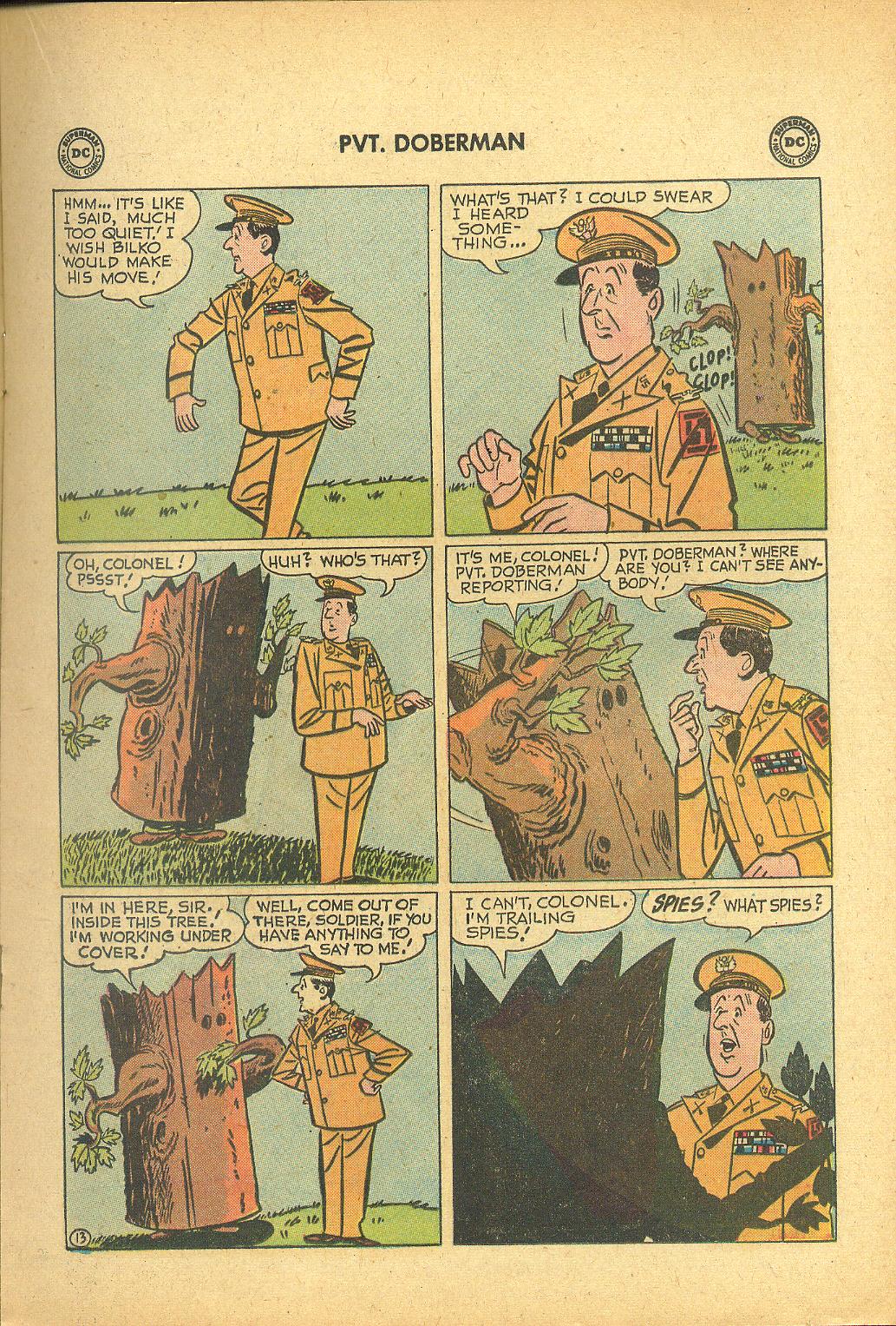 Read online Sgt. Bilko's Pvt. Doberman comic -  Issue #1 - 17