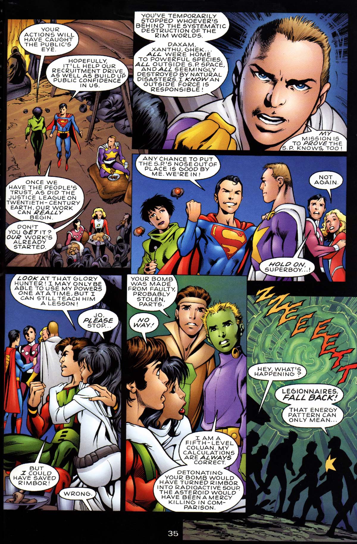 Read online Superboy's Legion comic -  Issue #1 - 37