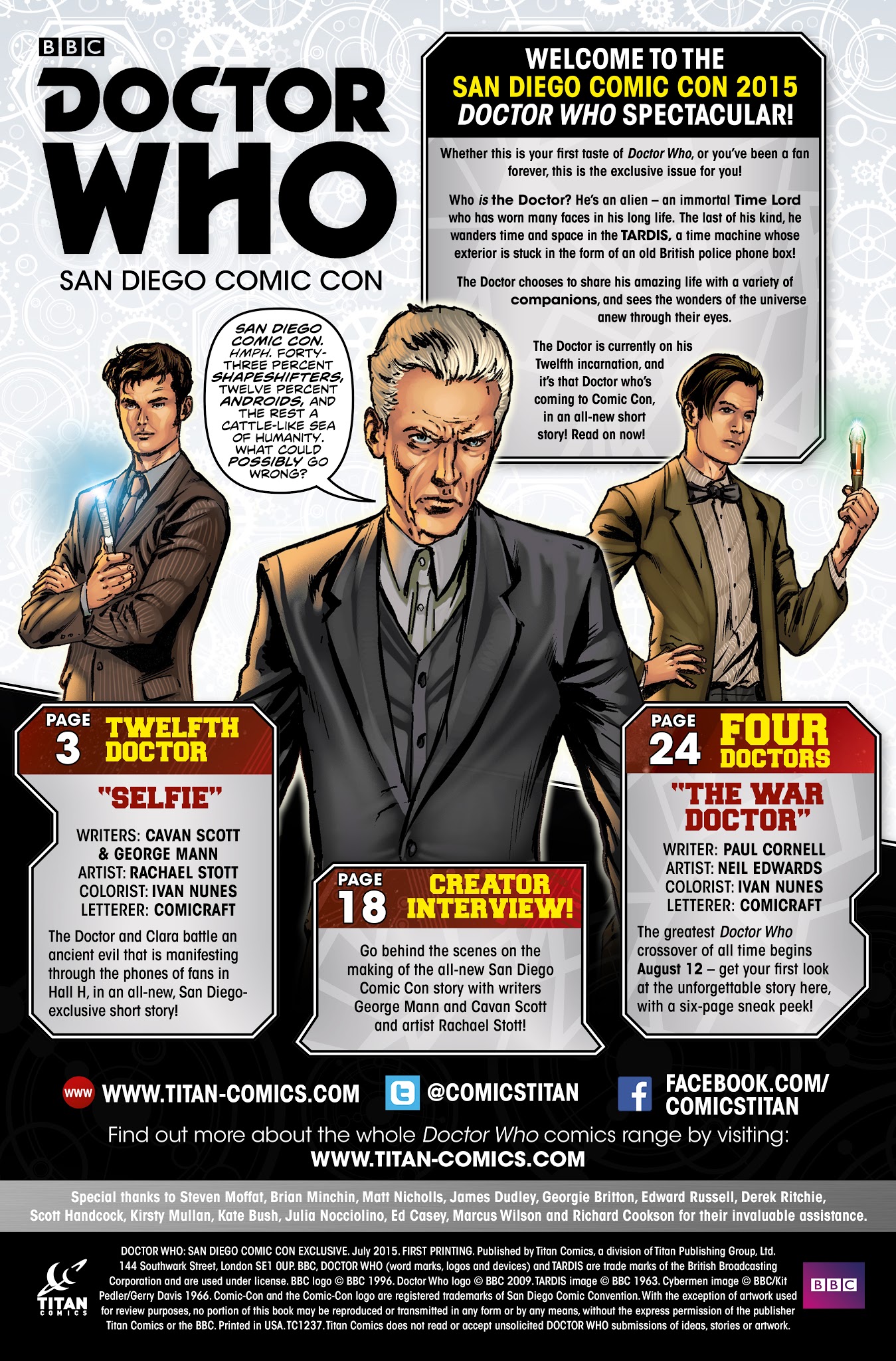 Read online Doctor Who: San Diego Comic Con Exclusive comic -  Issue # Full - 3