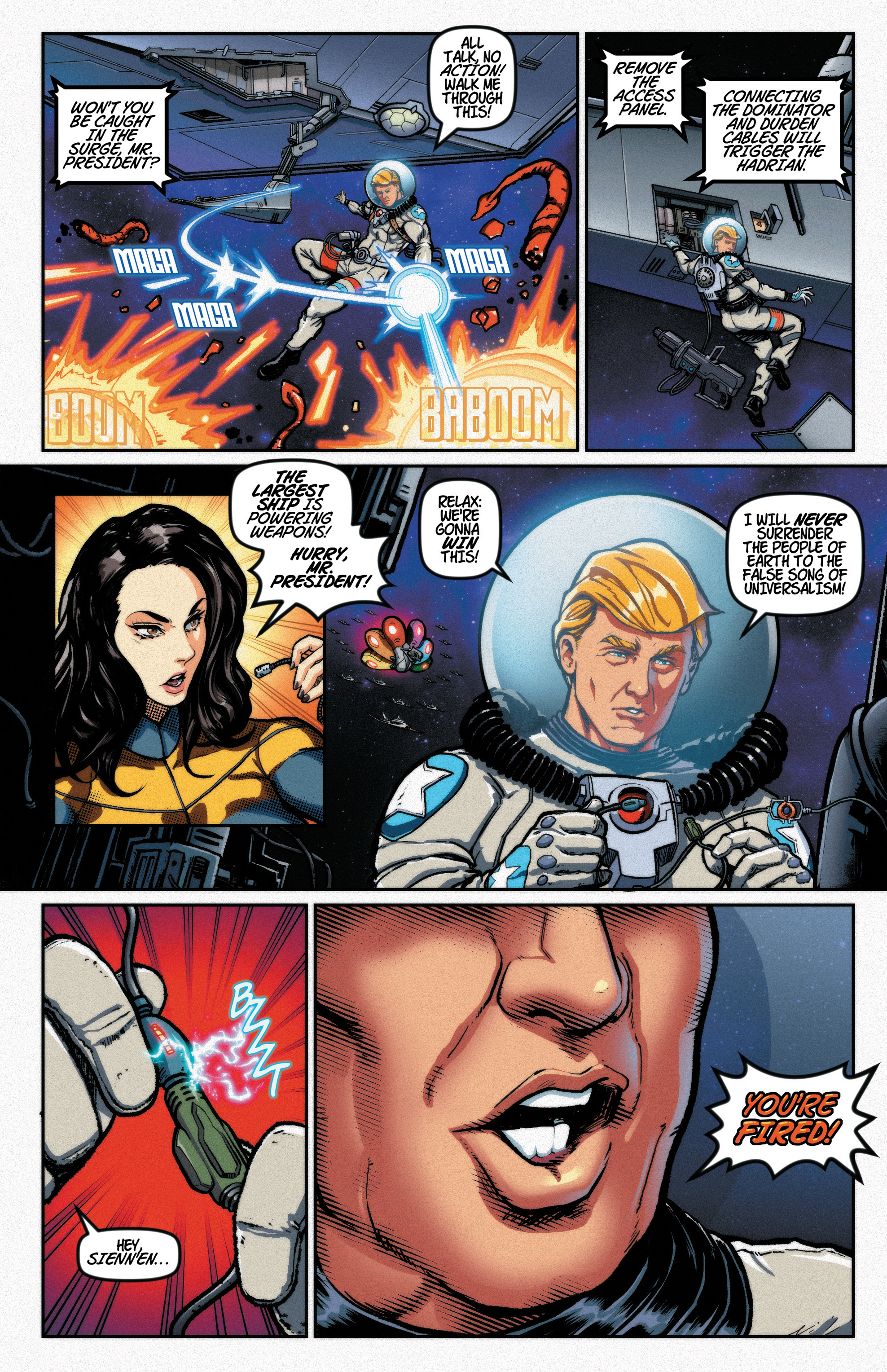 Read online Trump's Space Force comic -  Issue # Full - 32