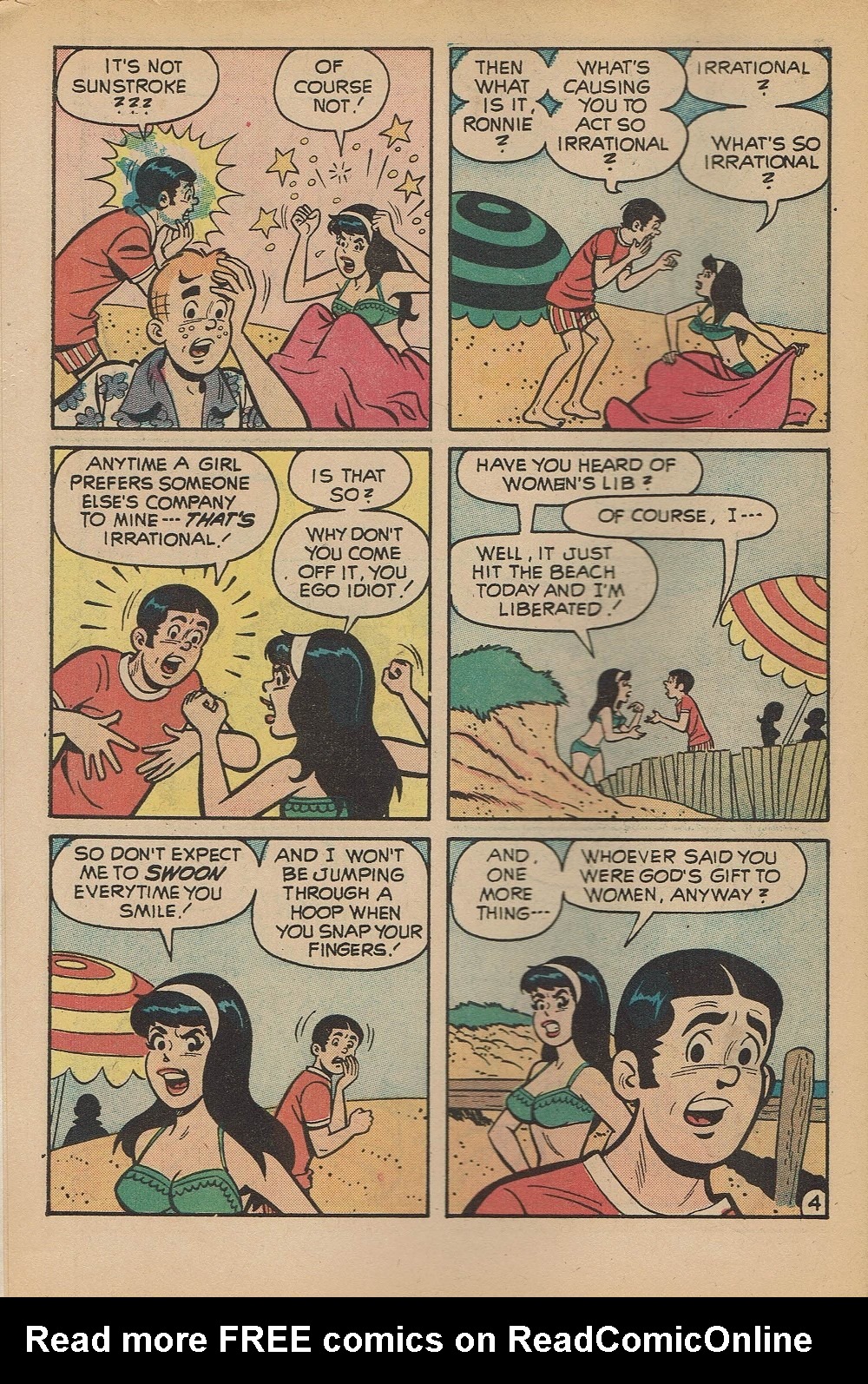 Read online Reggie and Me (1966) comic -  Issue #57 - 6
