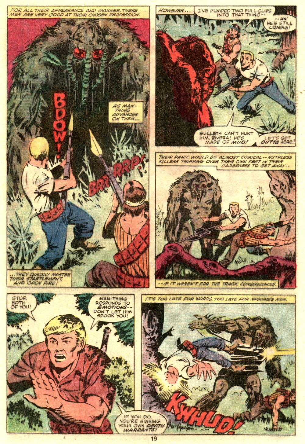 Read online Man-Thing (1979) comic -  Issue #5 - 13