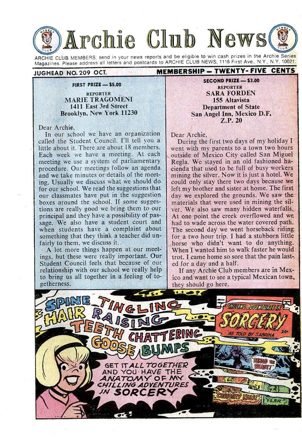 Read online Jughead (1965) comic -  Issue #209 - 26