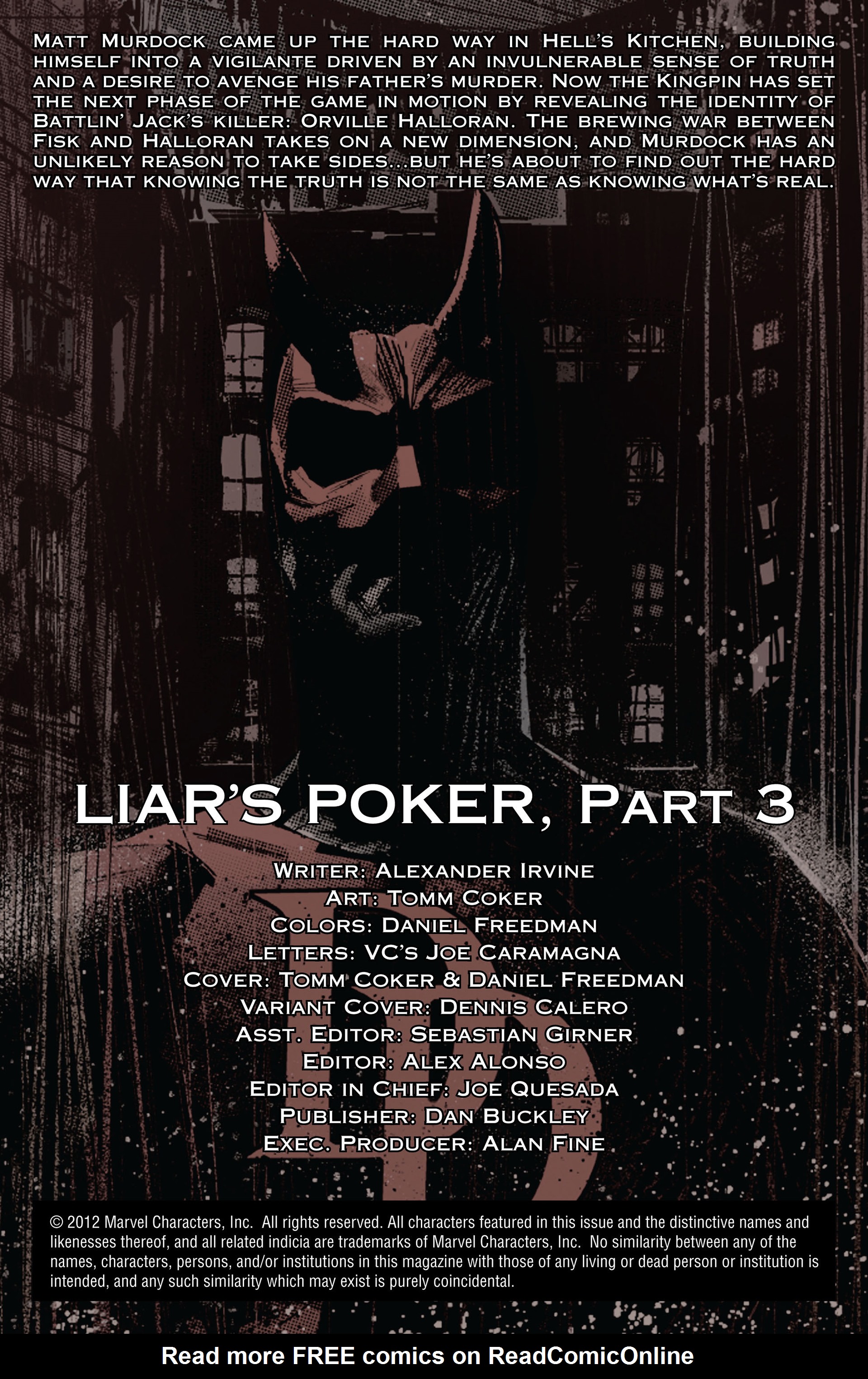 Read online Daredevil Noir comic -  Issue #3 - 2