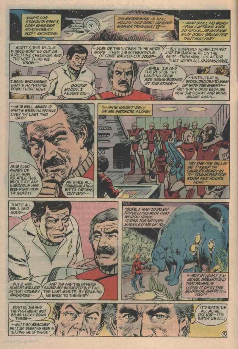 Read online Star Trek (1984) comic -  Issue #45 - 6