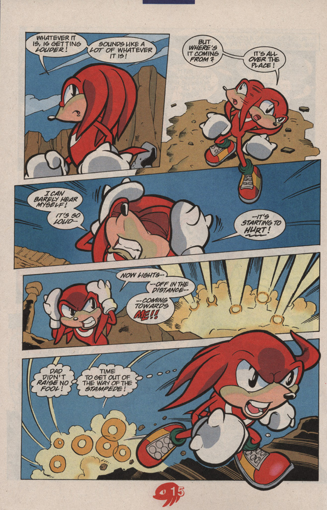 Read online Knuckles the Echidna comic -  Issue #13 - 22
