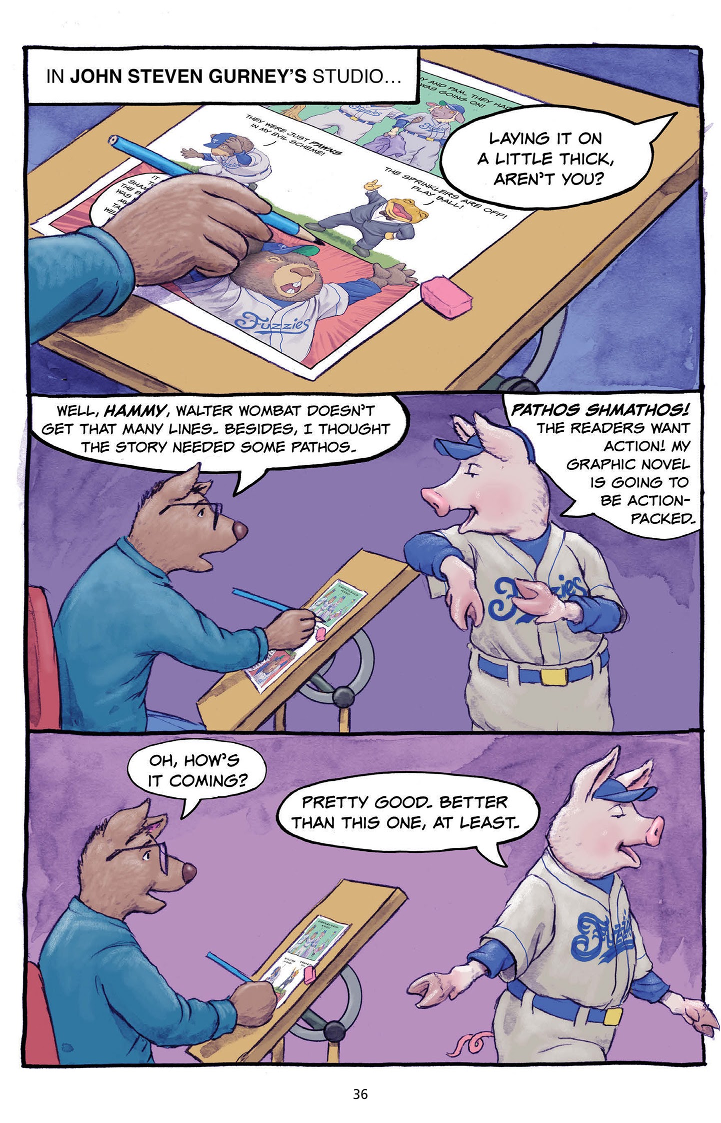 Read online Fuzzy Baseball comic -  Issue #3 - 38