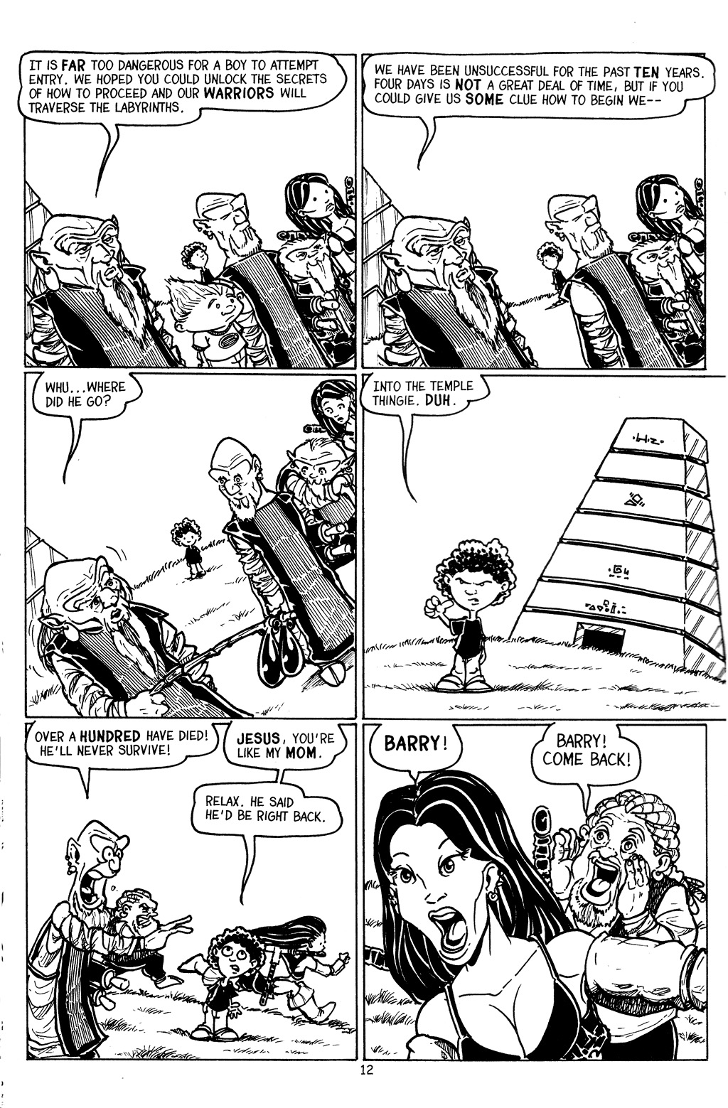 Read online The Adventures of Barry Ween, Boy Genius 3: Monkey Tales comic -  Issue #5 - 14
