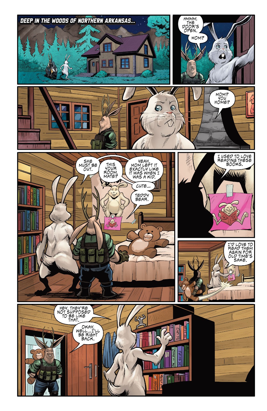 Man Goat & the Bunnyman: Green Eggs & Blam issue 1 - Page 23
