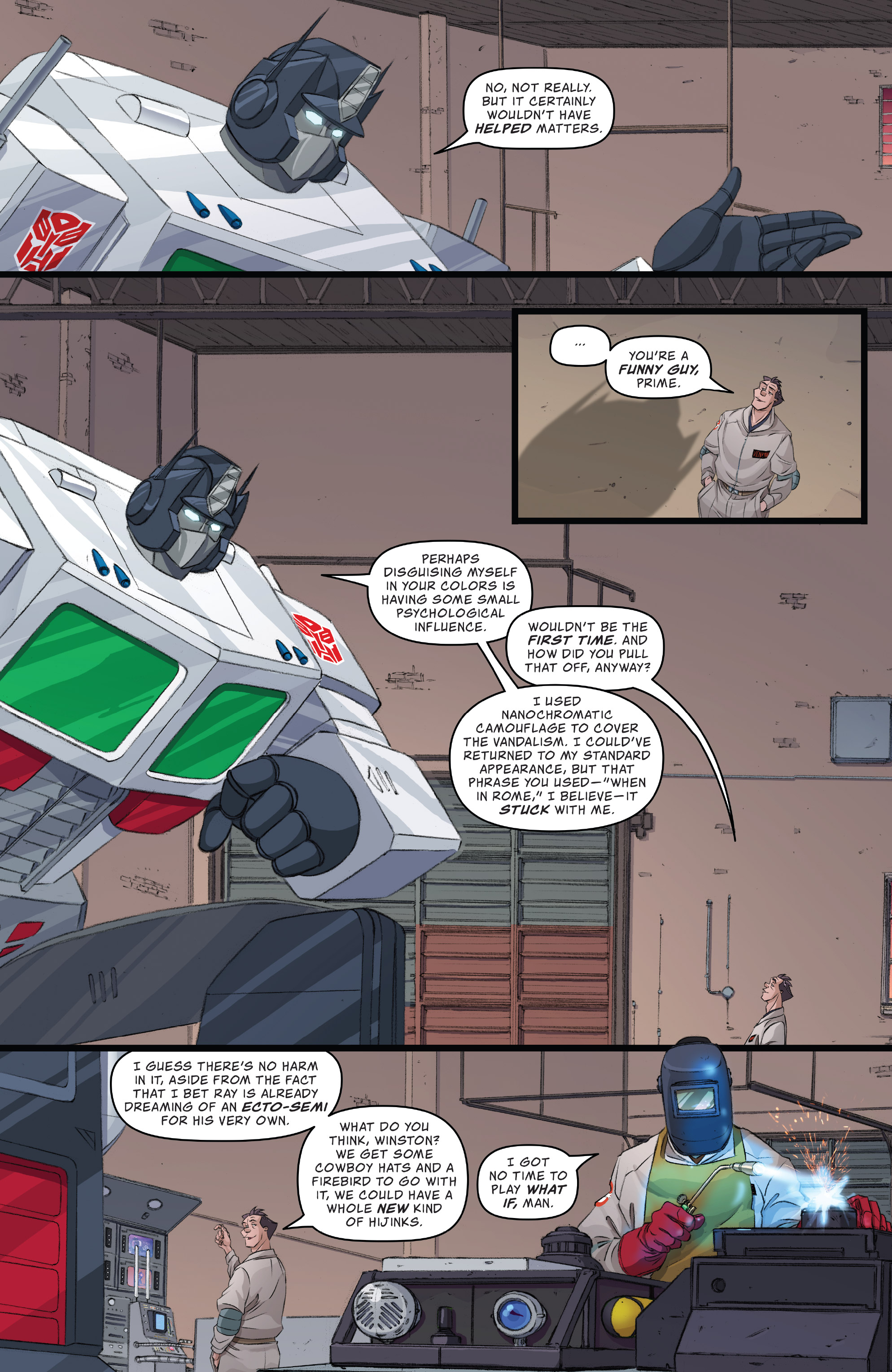Read online Transformers/Ghostbusters comic -  Issue #4 - 7