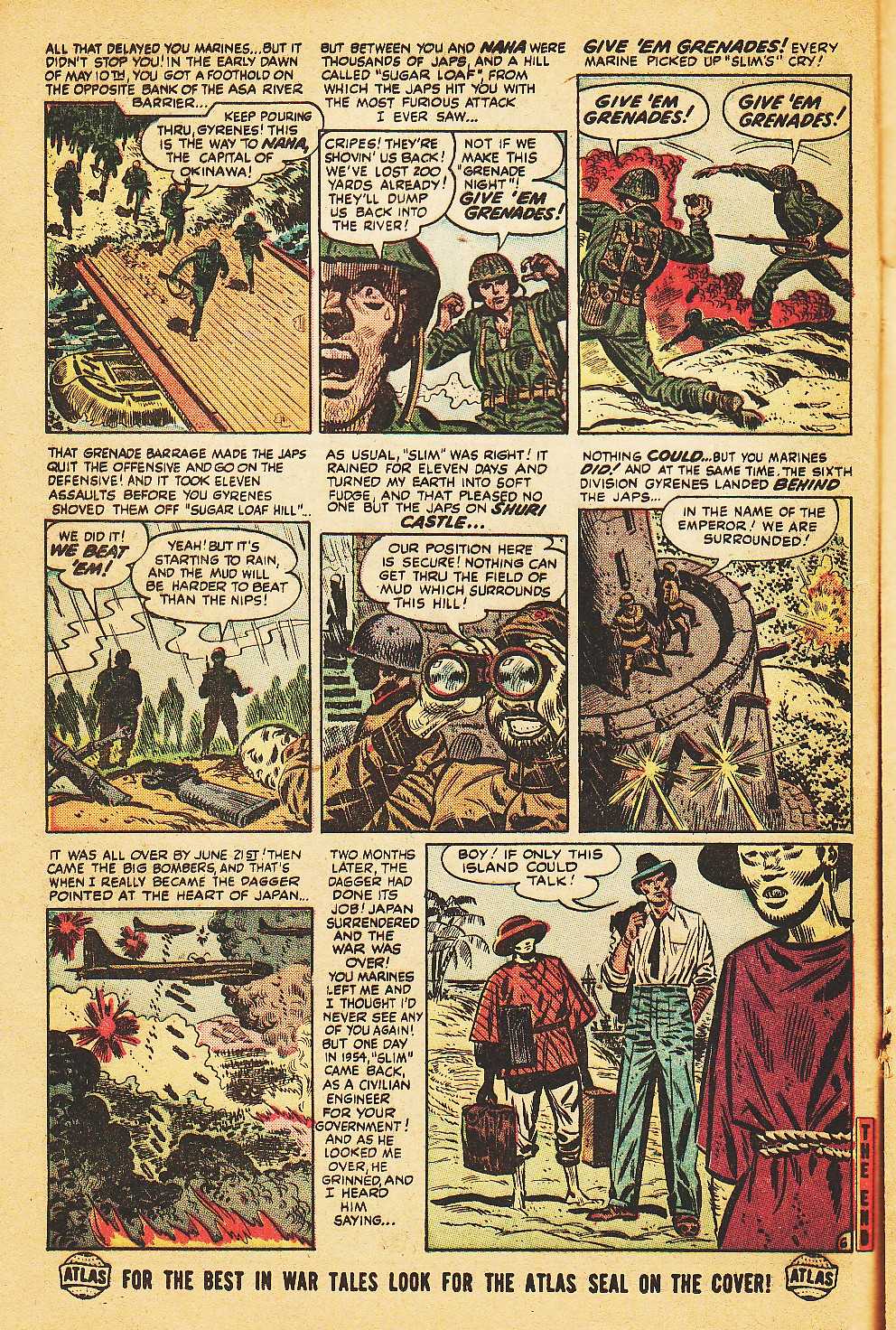 Read online Marines in Battle comic -  Issue #3 - 17