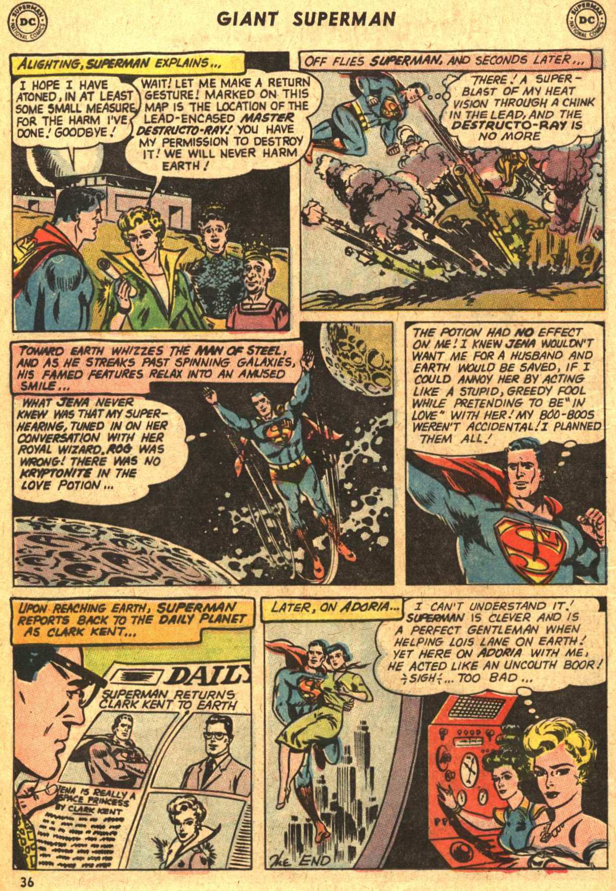 Read online Superman (1939) comic -  Issue #207 - 37