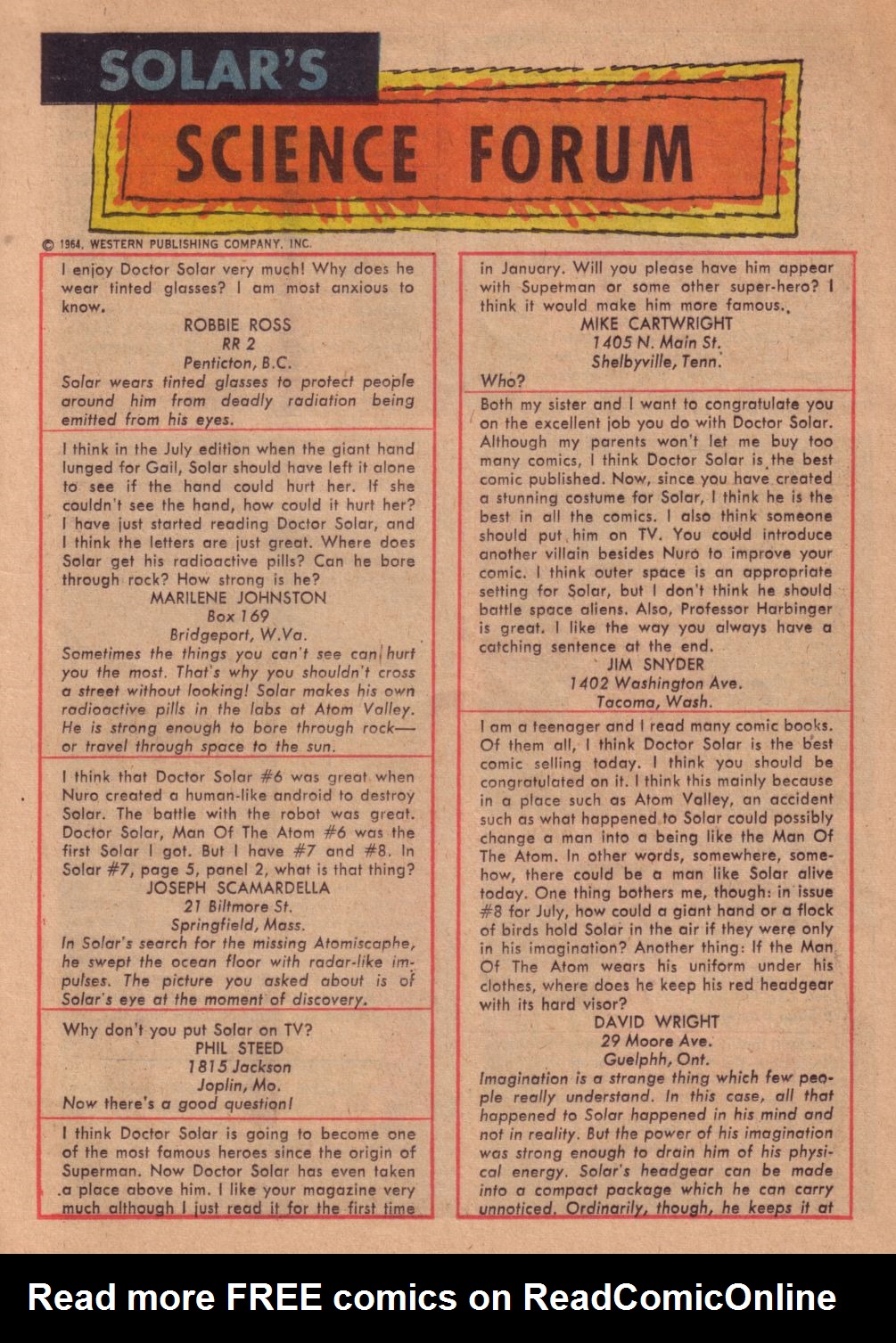 Read online Doctor Solar, Man of the Atom (1962) comic -  Issue #10 - 17