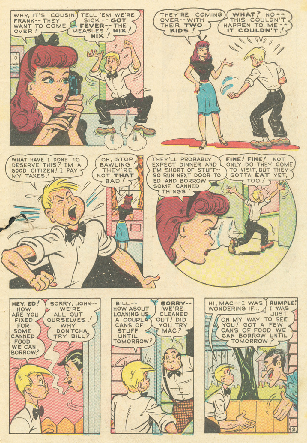 Read online Margie Comics comic -  Issue #37 - 39