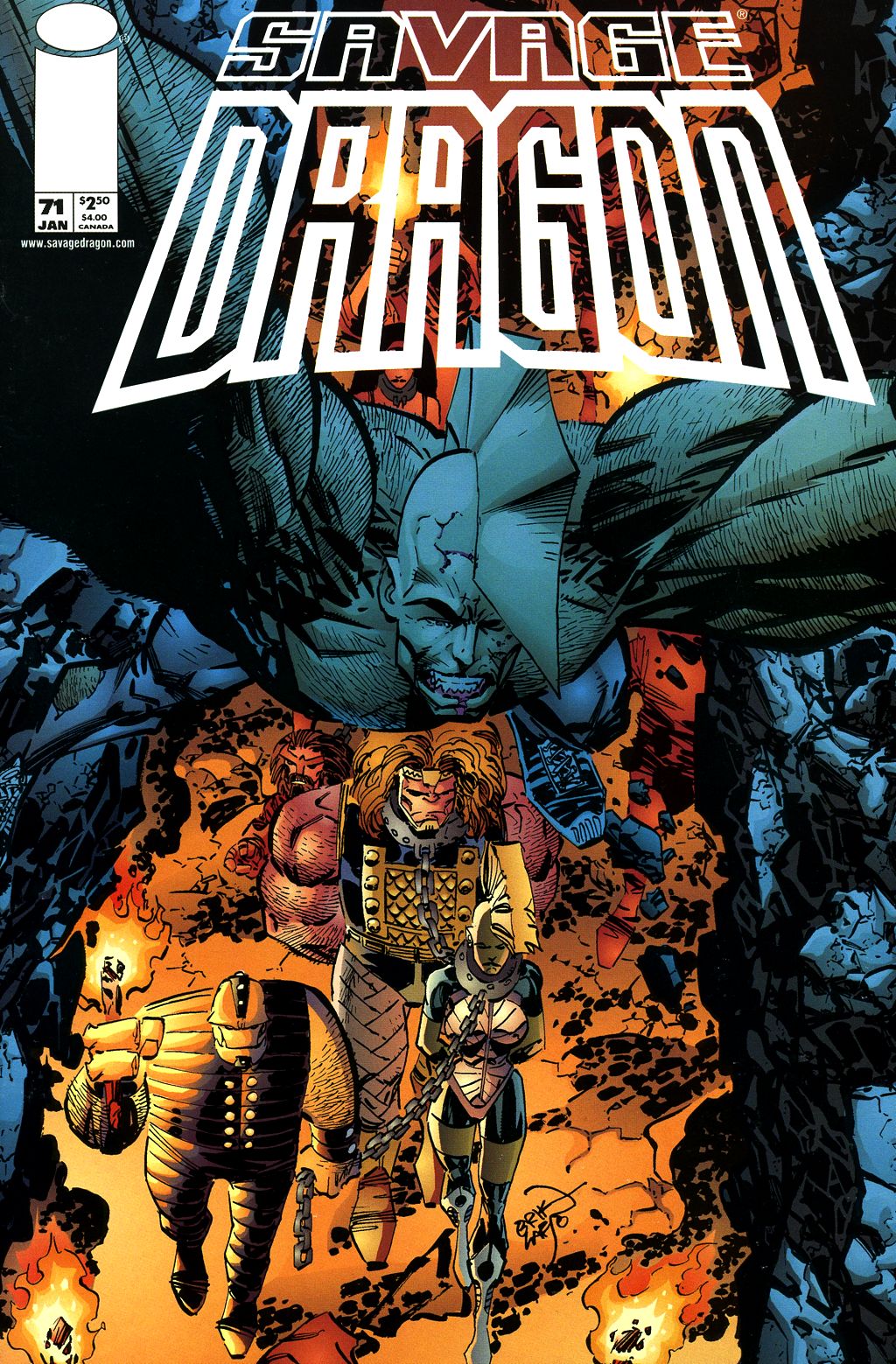 Read online The Savage Dragon (1993) comic -  Issue #71 - 1