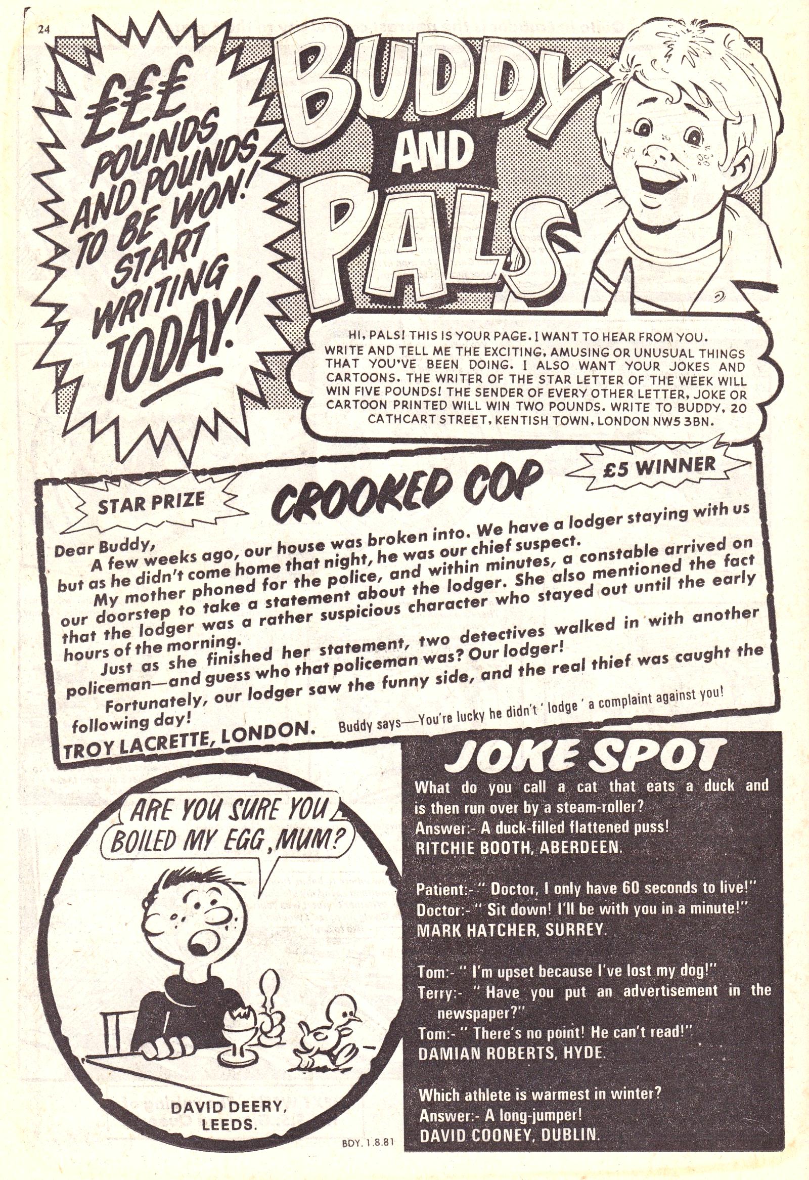 Read online Buddy comic -  Issue #25 - 24