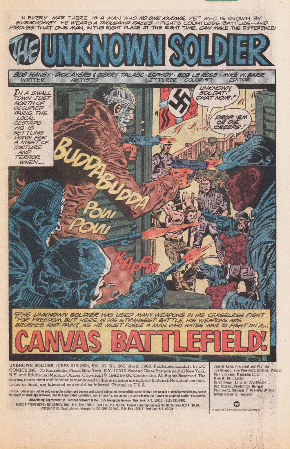 Read online Unknown Soldier (1977) comic -  Issue #262 - 3