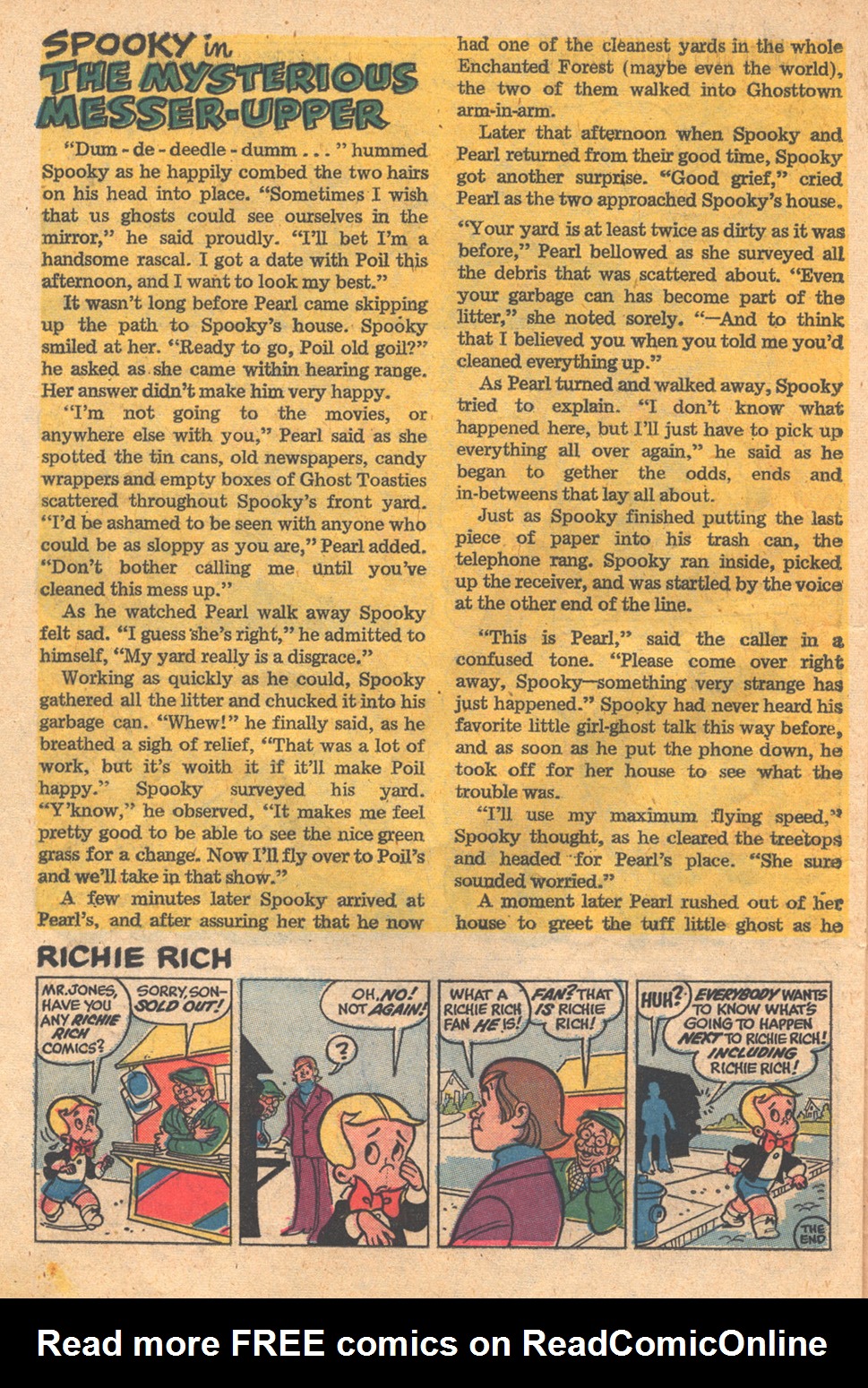 Read online Spooky comic -  Issue #134 - 26