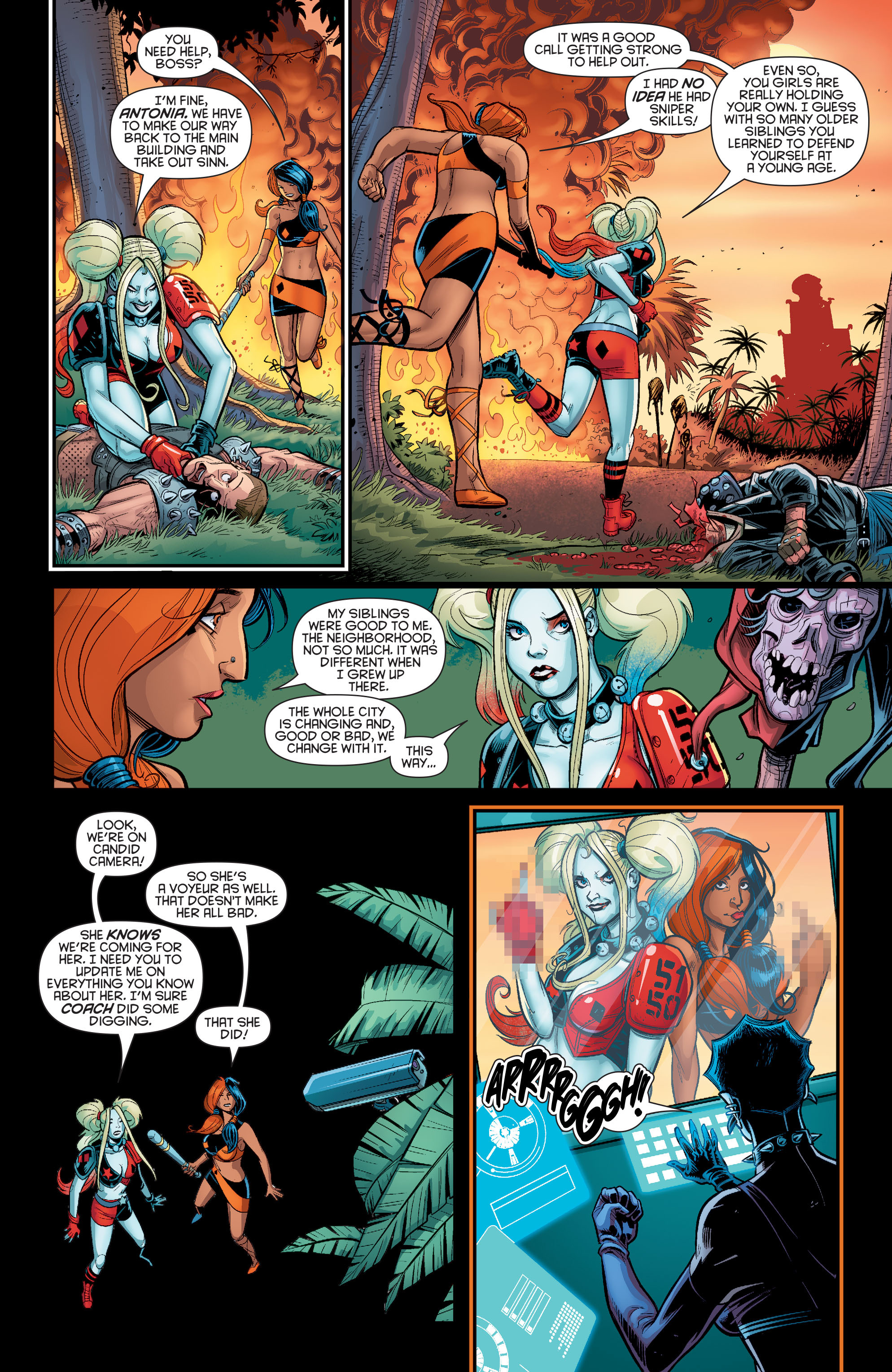 Read online Harley Quinn And Her Gang Of Harleys comic -  Issue #6 - 11