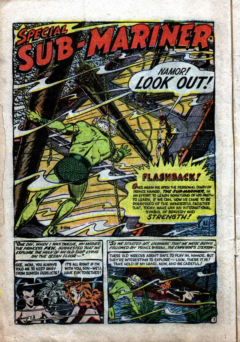 Read online Sub-Mariner Comics comic -  Issue #37 - 12