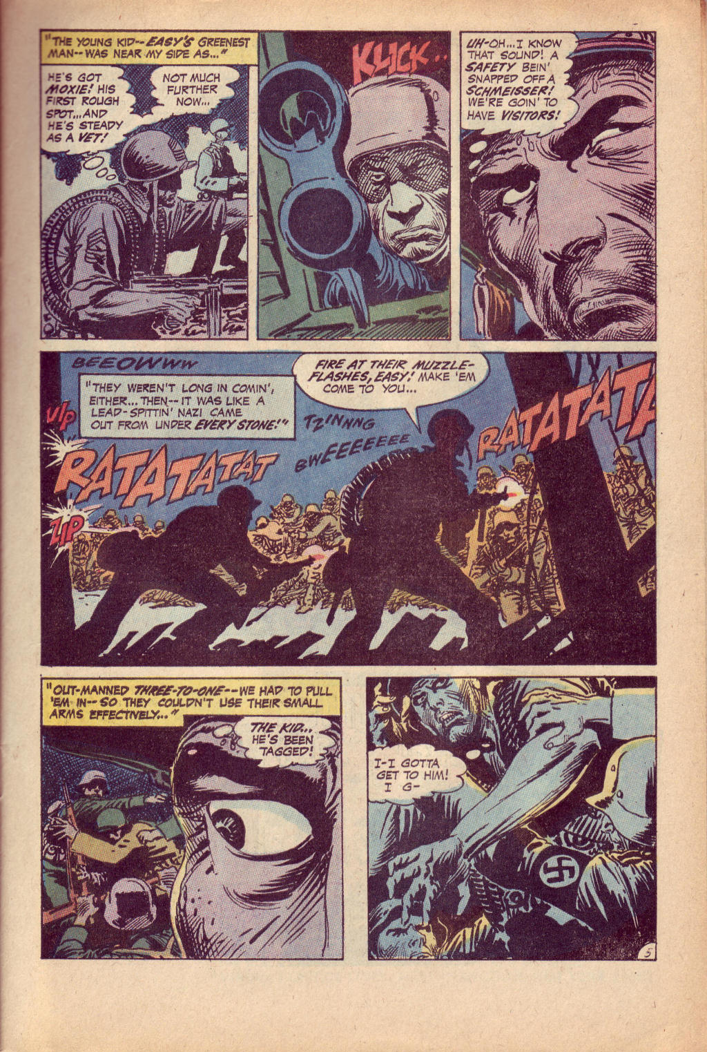 Read online Our Army at War (1952) comic -  Issue #222 - 7