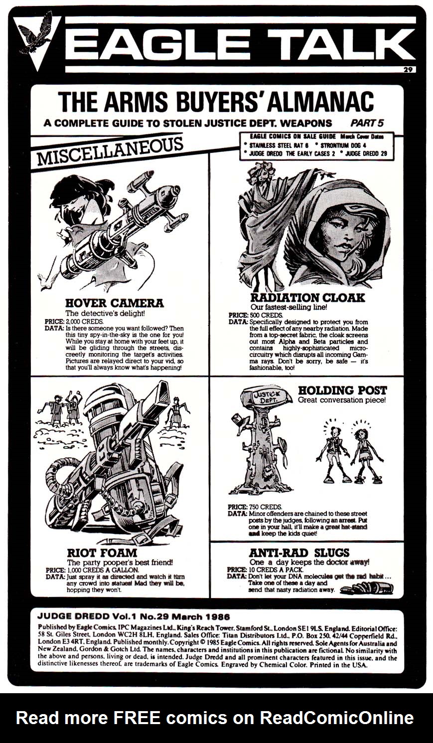 Read online Judge Dredd (1983) comic -  Issue #29 - 2