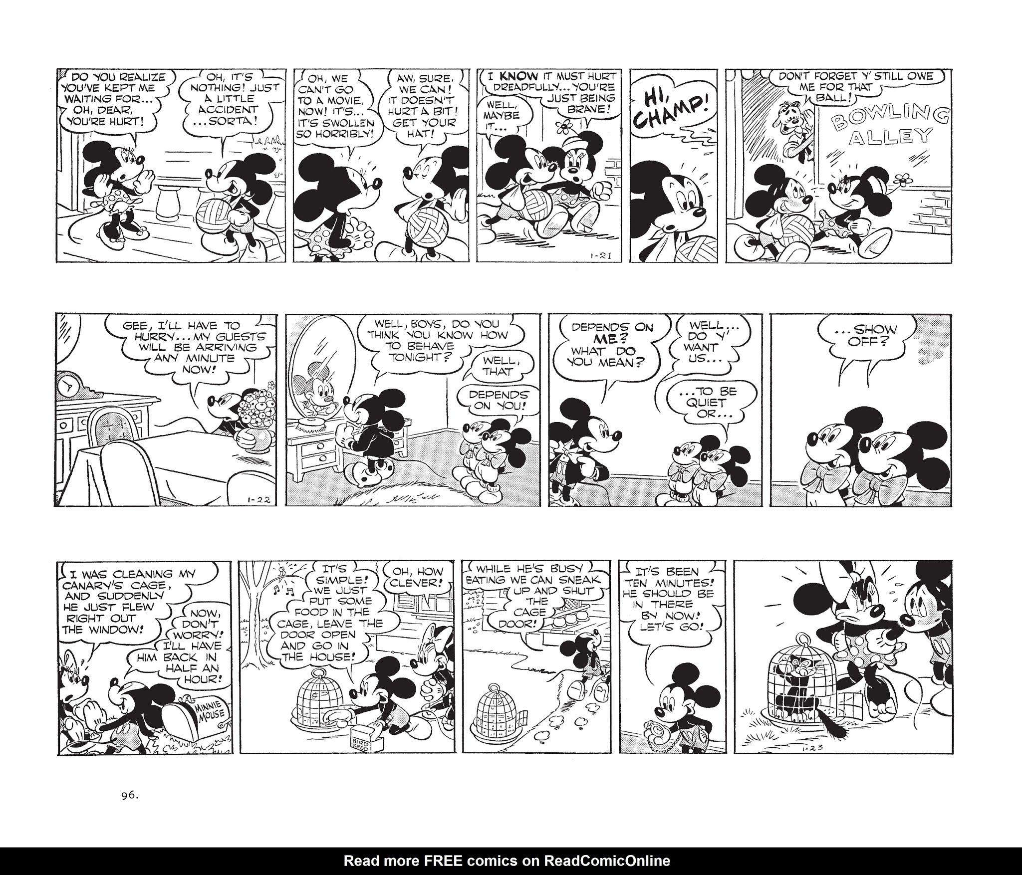 Read online Walt Disney's Mickey Mouse by Floyd Gottfredson comic -  Issue # TPB 7 (Part 1) - 96