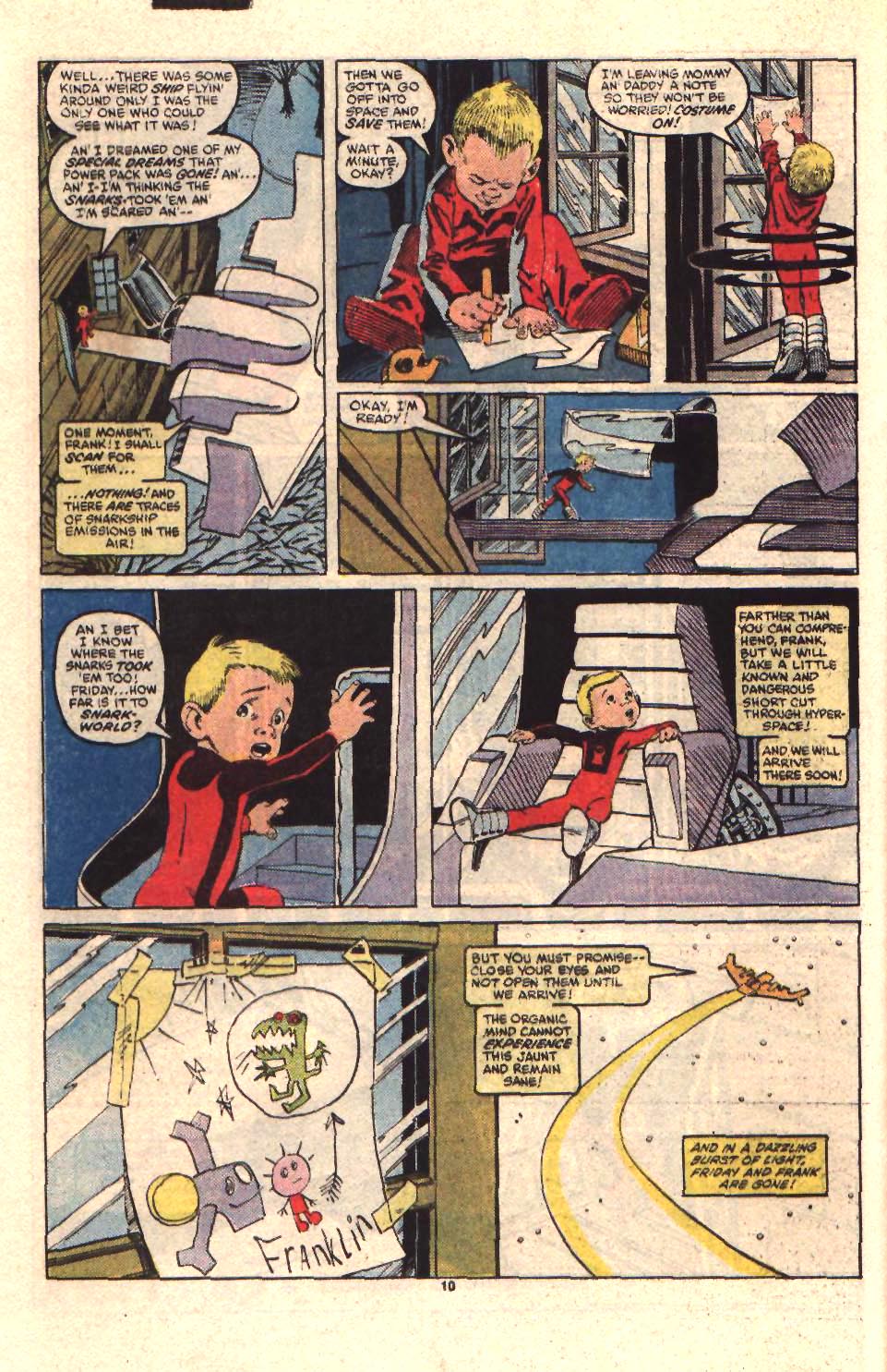 Read online Power Pack (1984) comic -  Issue #24 - 10