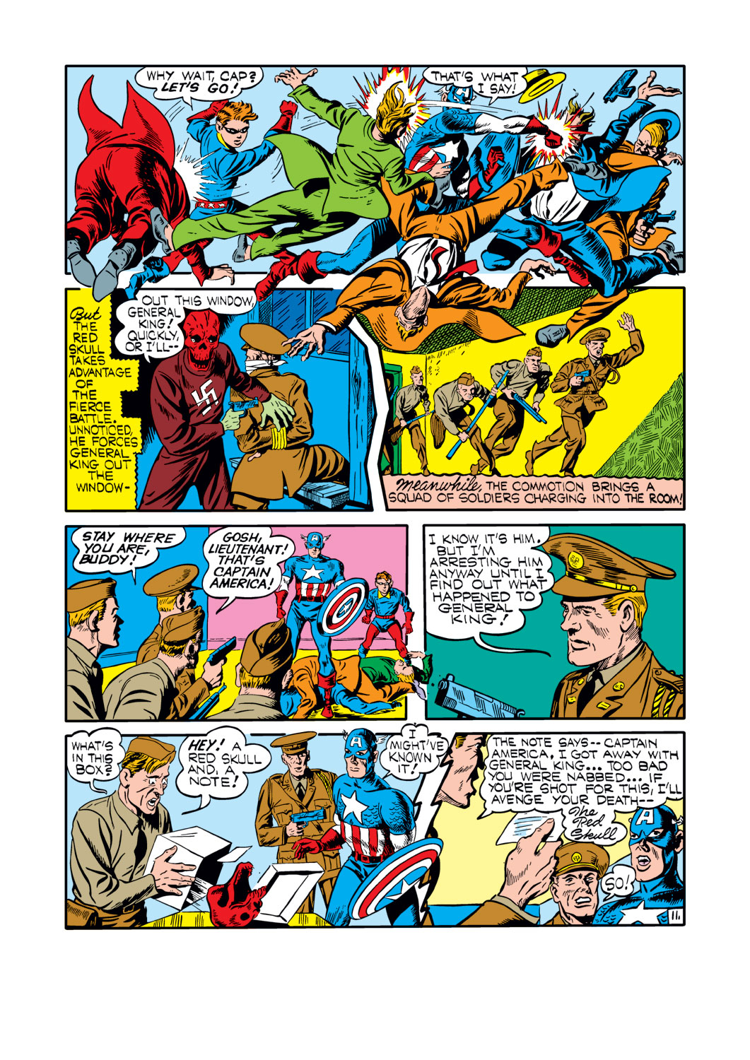 Read online Captain America Comics comic -  Issue #7 - 14