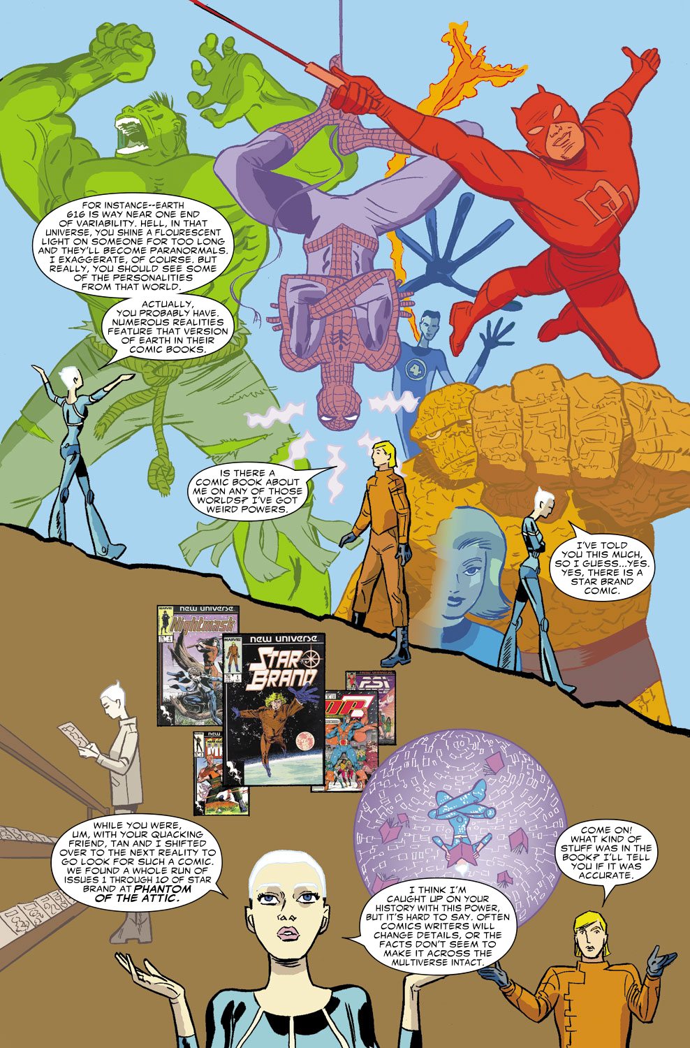 Read online Untold Tales Of The New Universe: Star Brand comic -  Issue # Full - 17