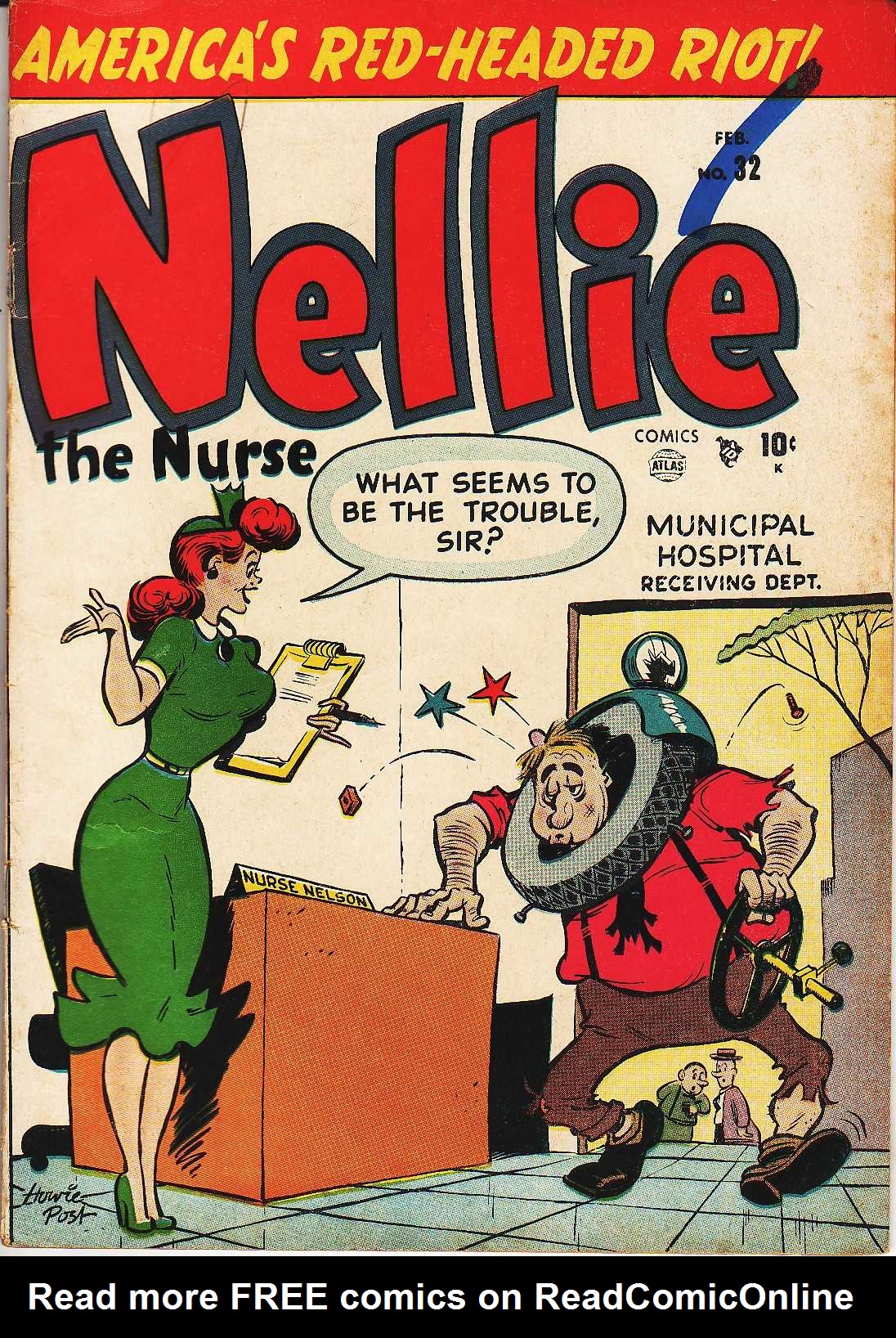 Read online Nellie The Nurse (1945) comic -  Issue #32 - 1