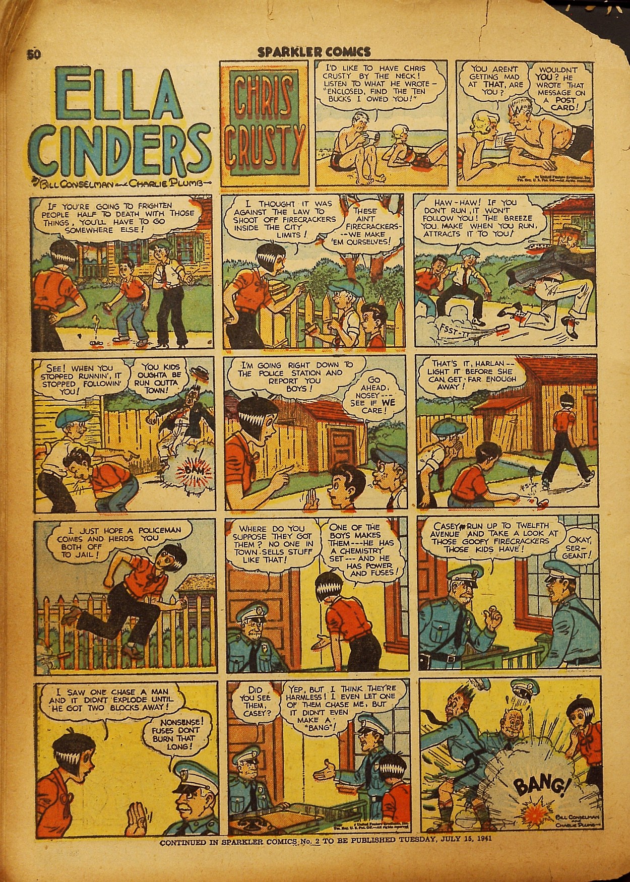 Read online Sparkler Comics comic -  Issue #1 - 53