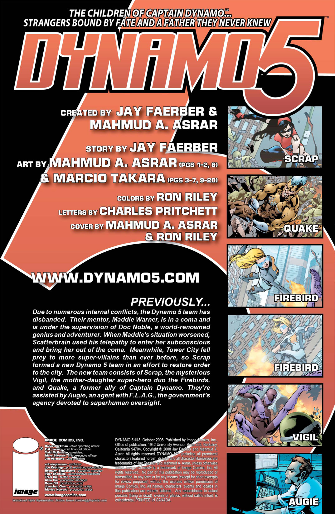 Read online Dynamo 5 comic -  Issue #18 - 2