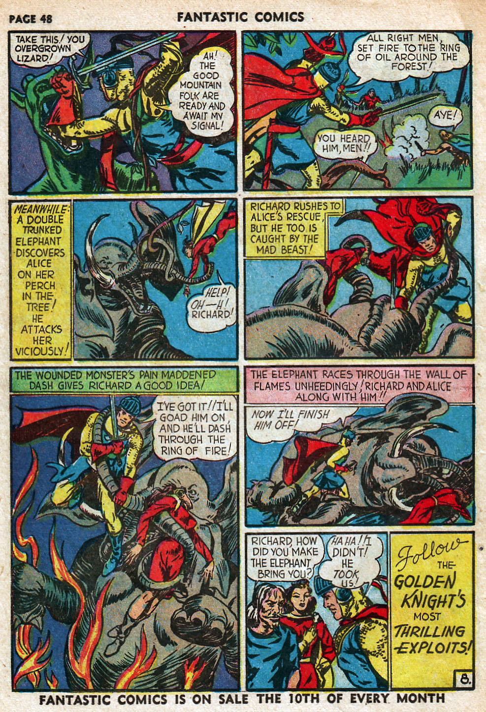 Read online Fantastic Comics comic -  Issue #18 - 50