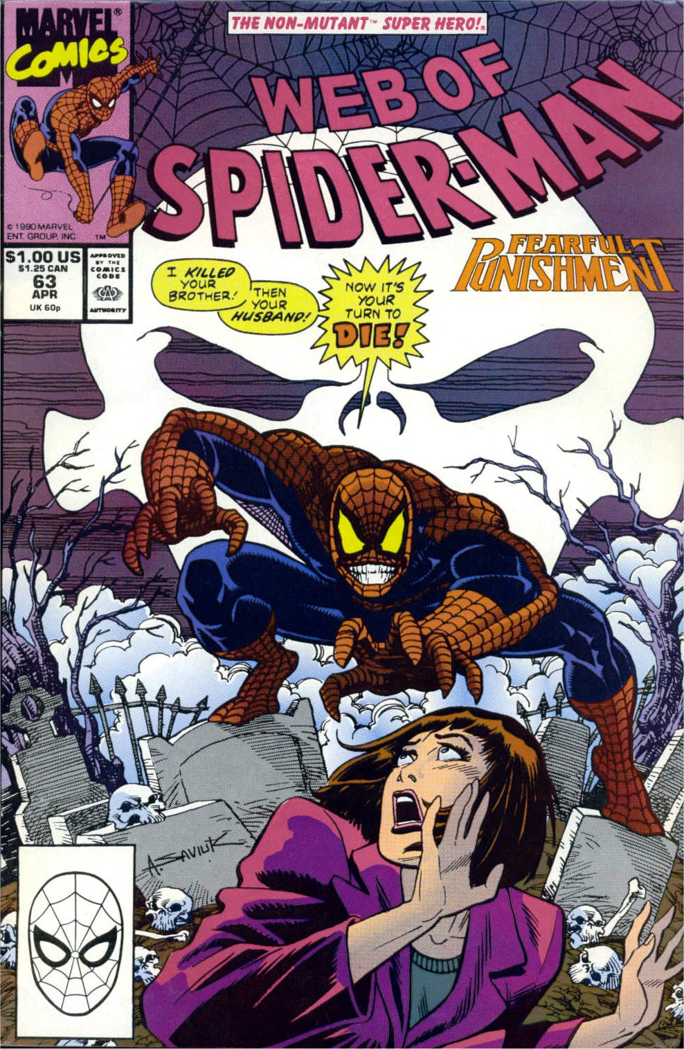 Read online Web of Spider-Man (1985) comic -  Issue #63 - 1