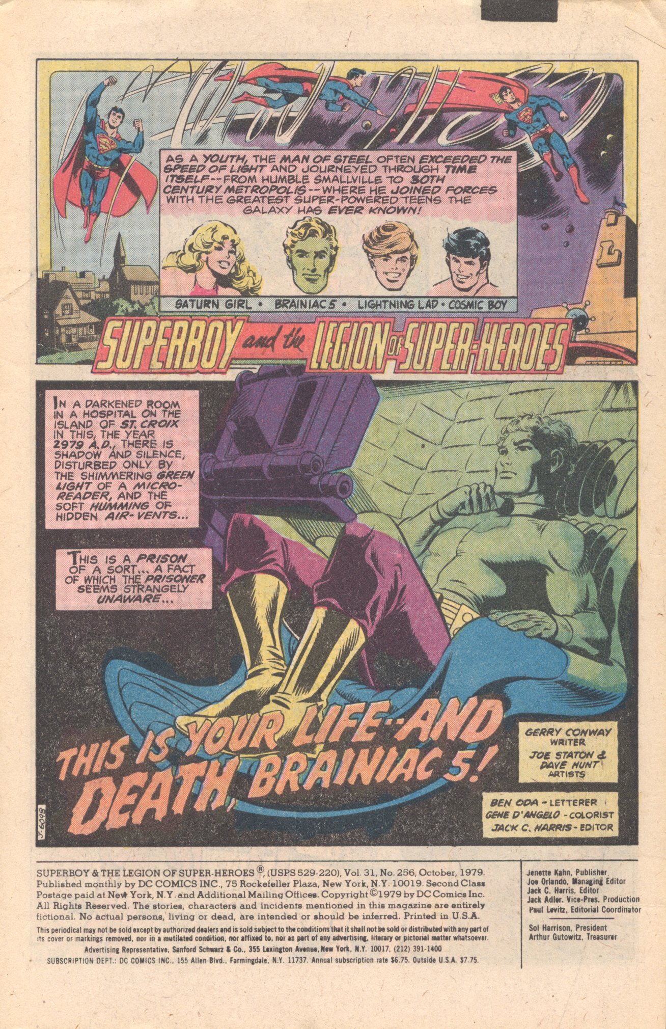 Read online Superboy (1949) comic -  Issue #256 - 2