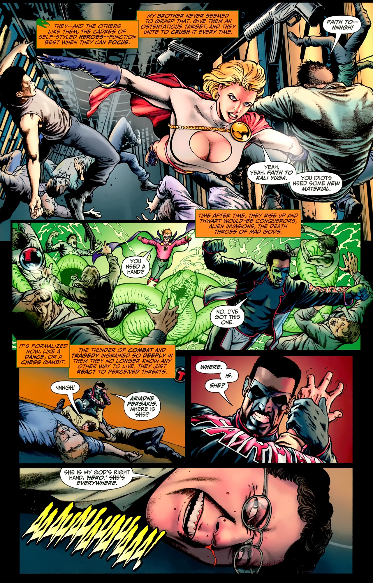 Read online JSA vs. Kobra comic -  Issue #2 - 18