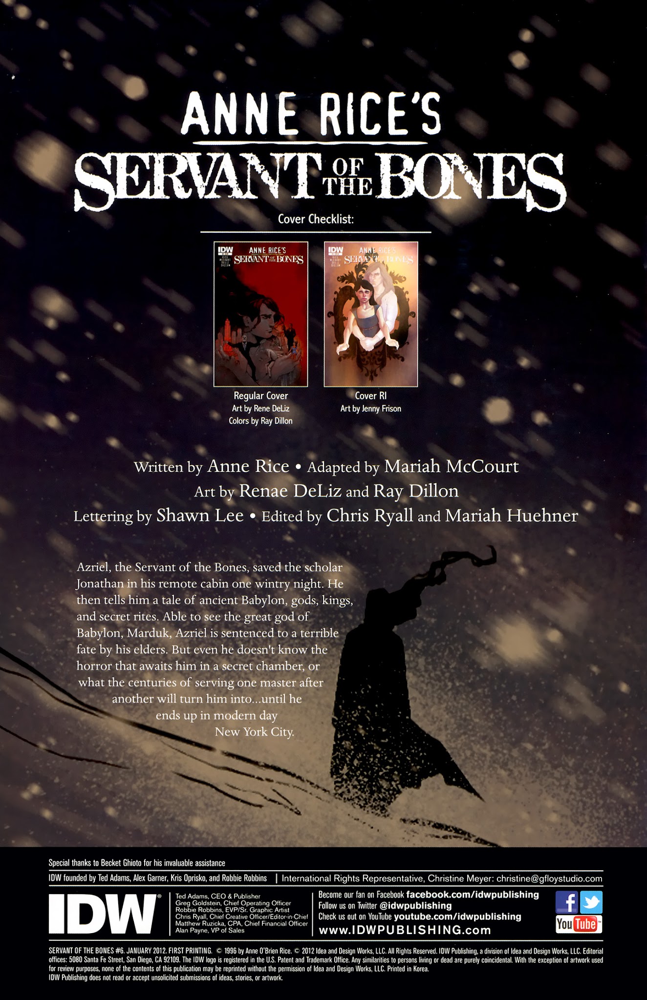 Read online Servant of the Bones comic -  Issue #6 - 2