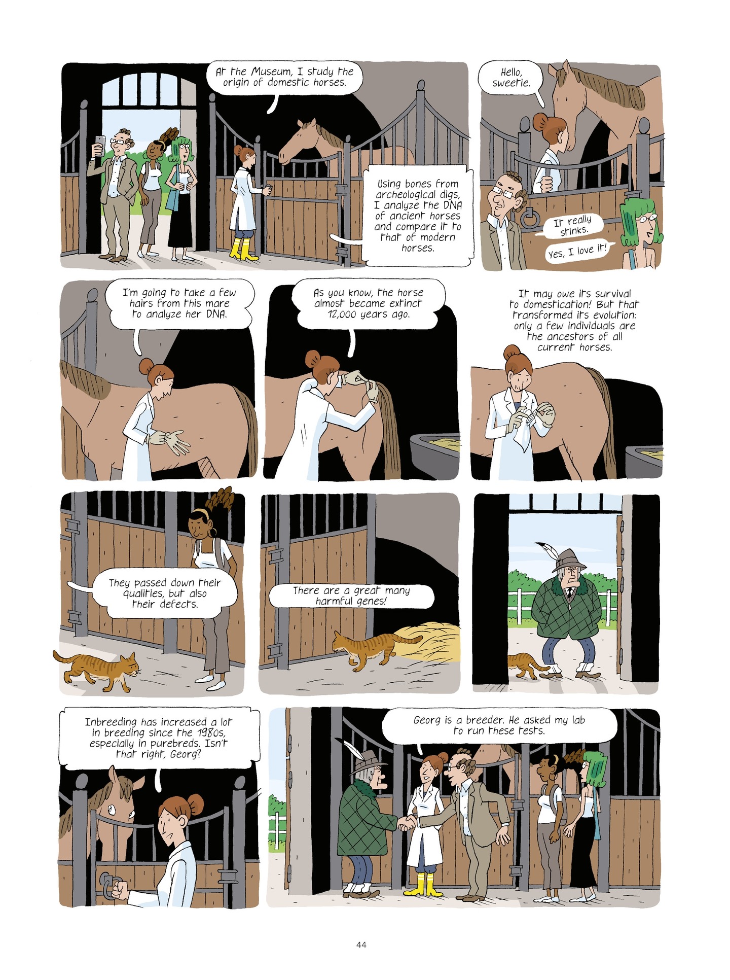 Read online Evolution, Darwin, God, and the Horse-People comic -  Issue # TPB - 43