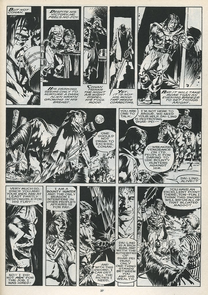 Read online The Savage Sword Of Conan comic -  Issue #175 - 39