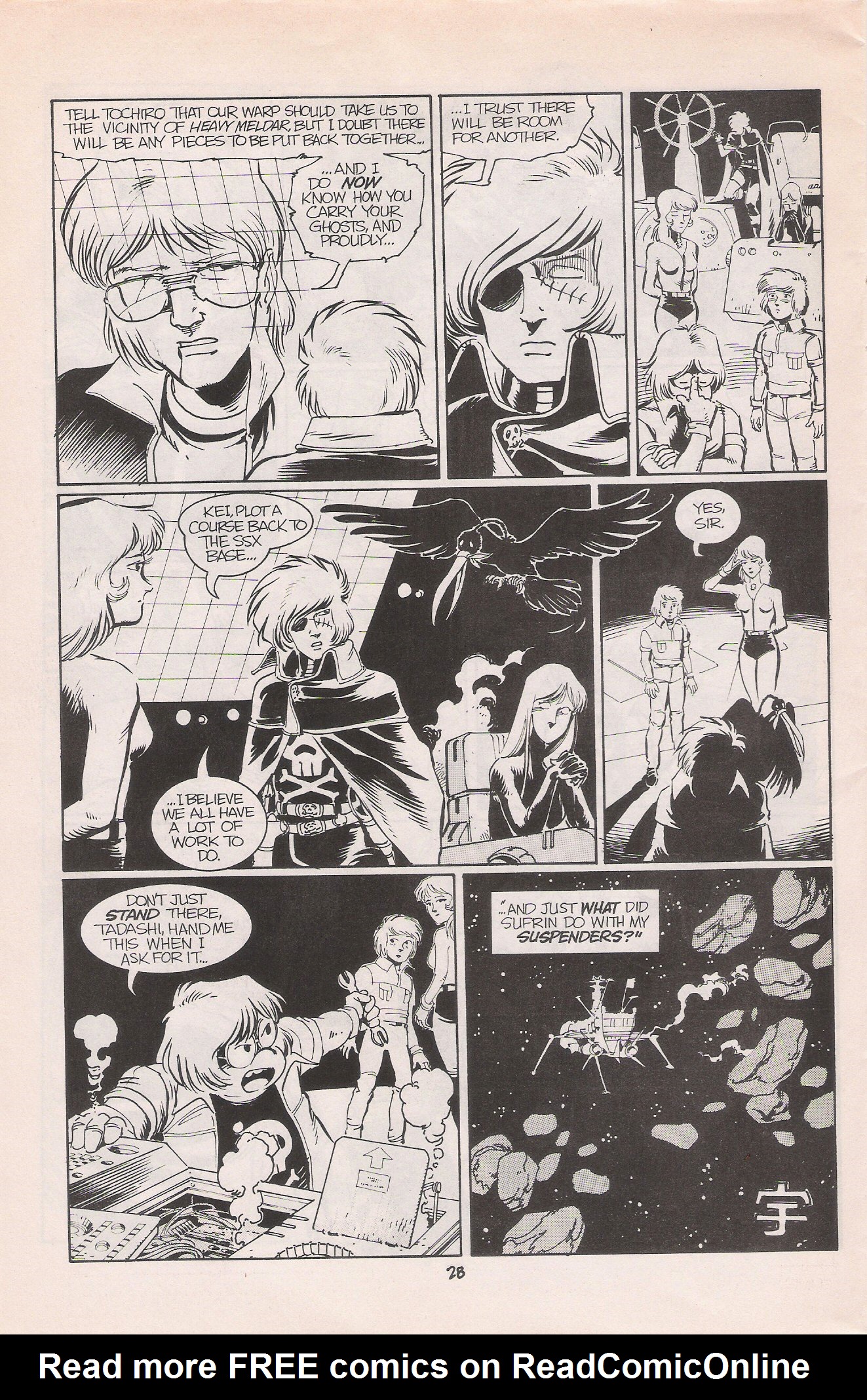 Read online Captain Harlock: Deathshadow Rising comic -  Issue #6 - 30