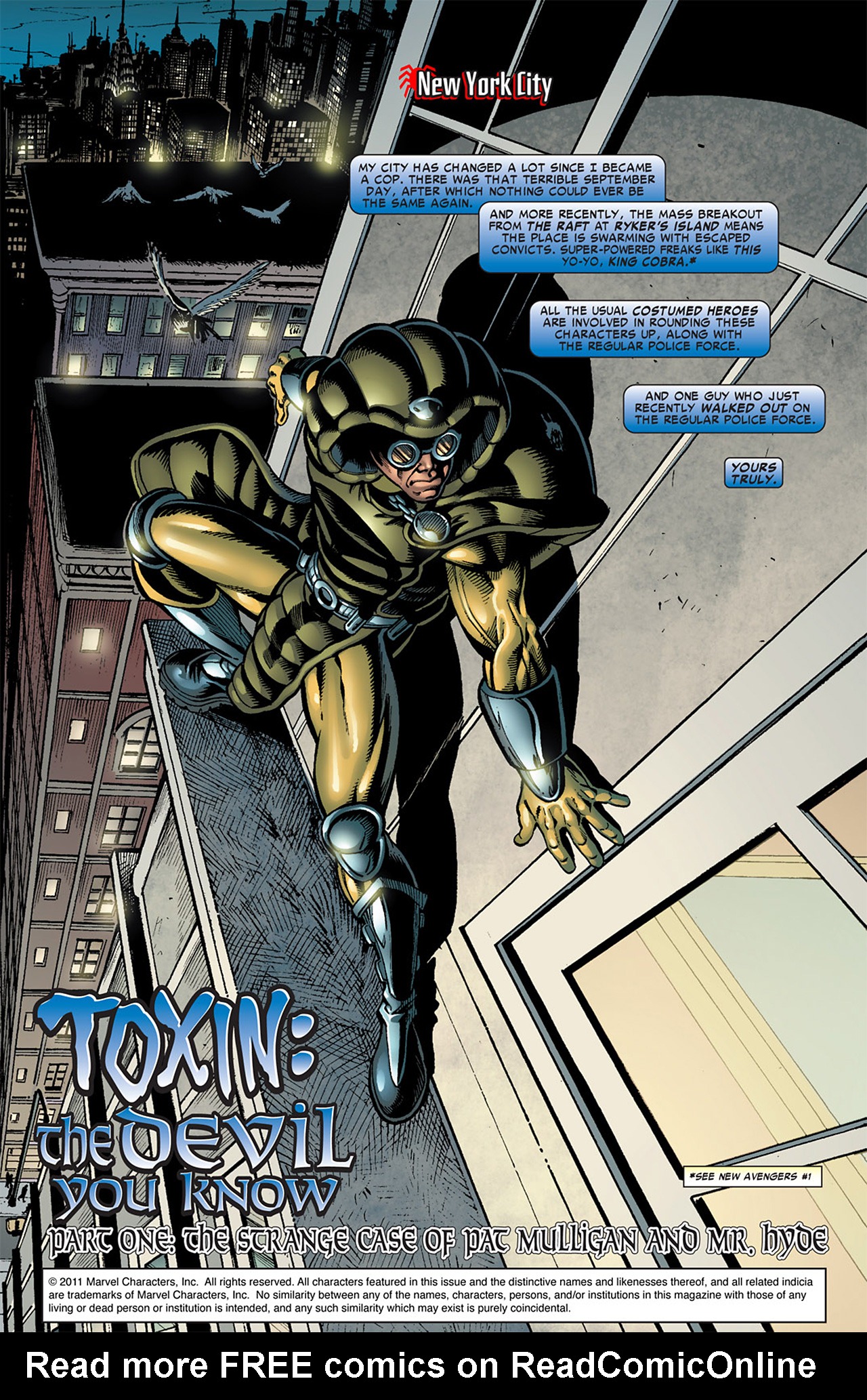 Read online Toxin comic -  Issue #1 - 2