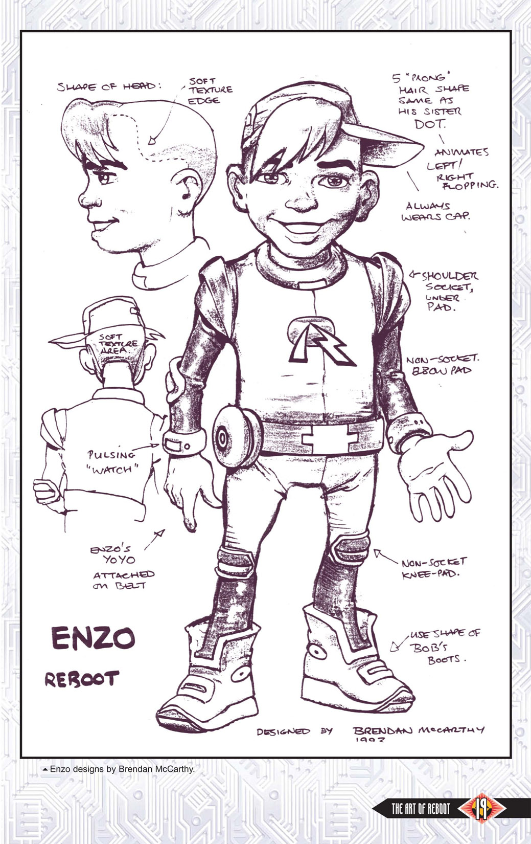 Read online The Art of Reboot comic -  Issue # TPB - 19